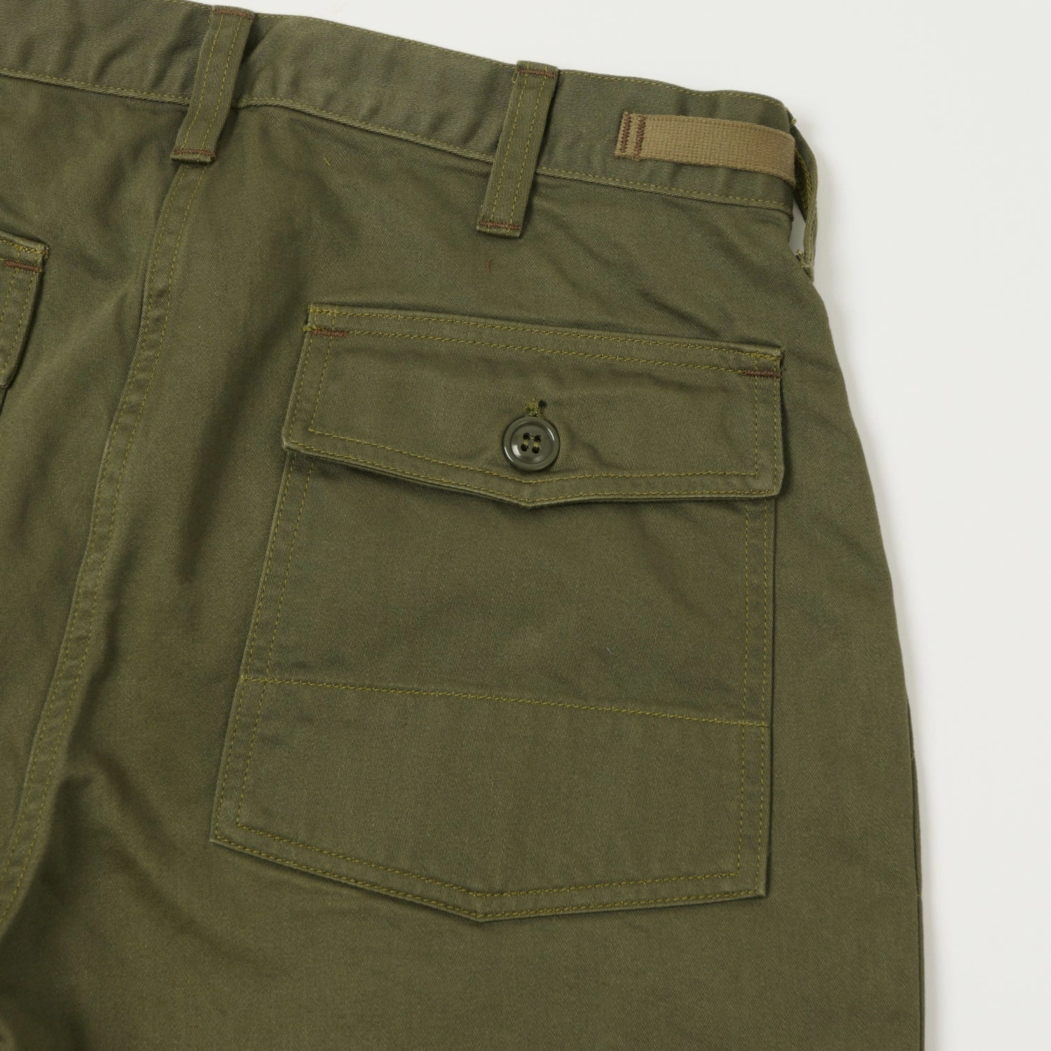 Zero Bulk Packaging Freewheelers & Co Union Special Overalls 'Sidewinder' Military Short - Dark Olive