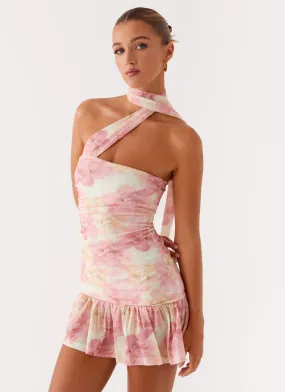 Fleur Mini Dress - Floral Print skin friendly