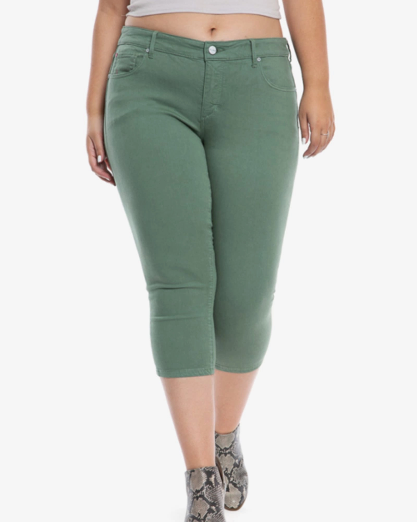 Laya Mid Rise Crop | MYRTLE Sleek Silhouette