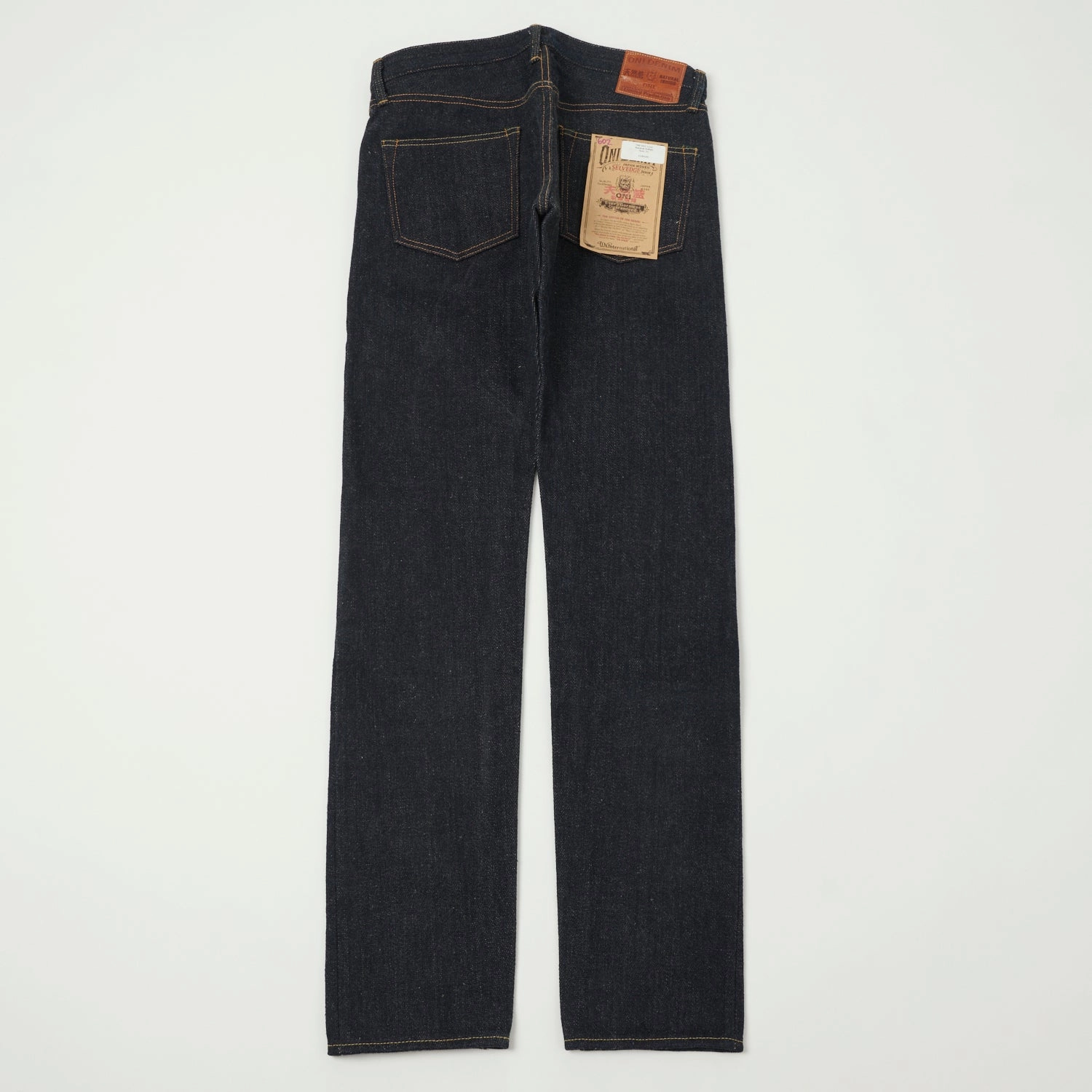 Durable Minimalist Style Party Look Smooth Picnic Style ONI Denim 602 Natural Indigo 22oz Regular Tapered Jean - Raw