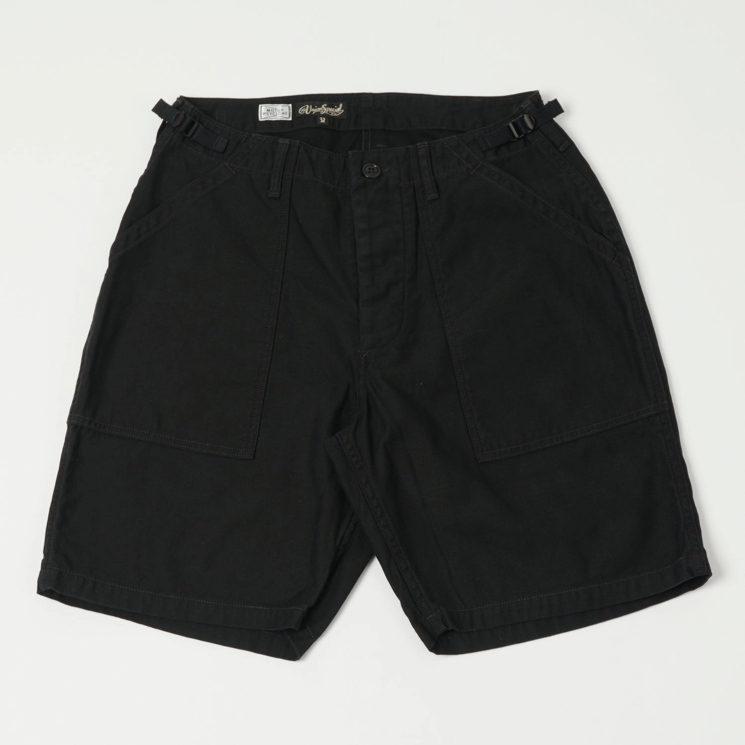 Breeze Friendly Freewheelers & Co Motor Psyclone 'Garage Crew' Work Short - Black