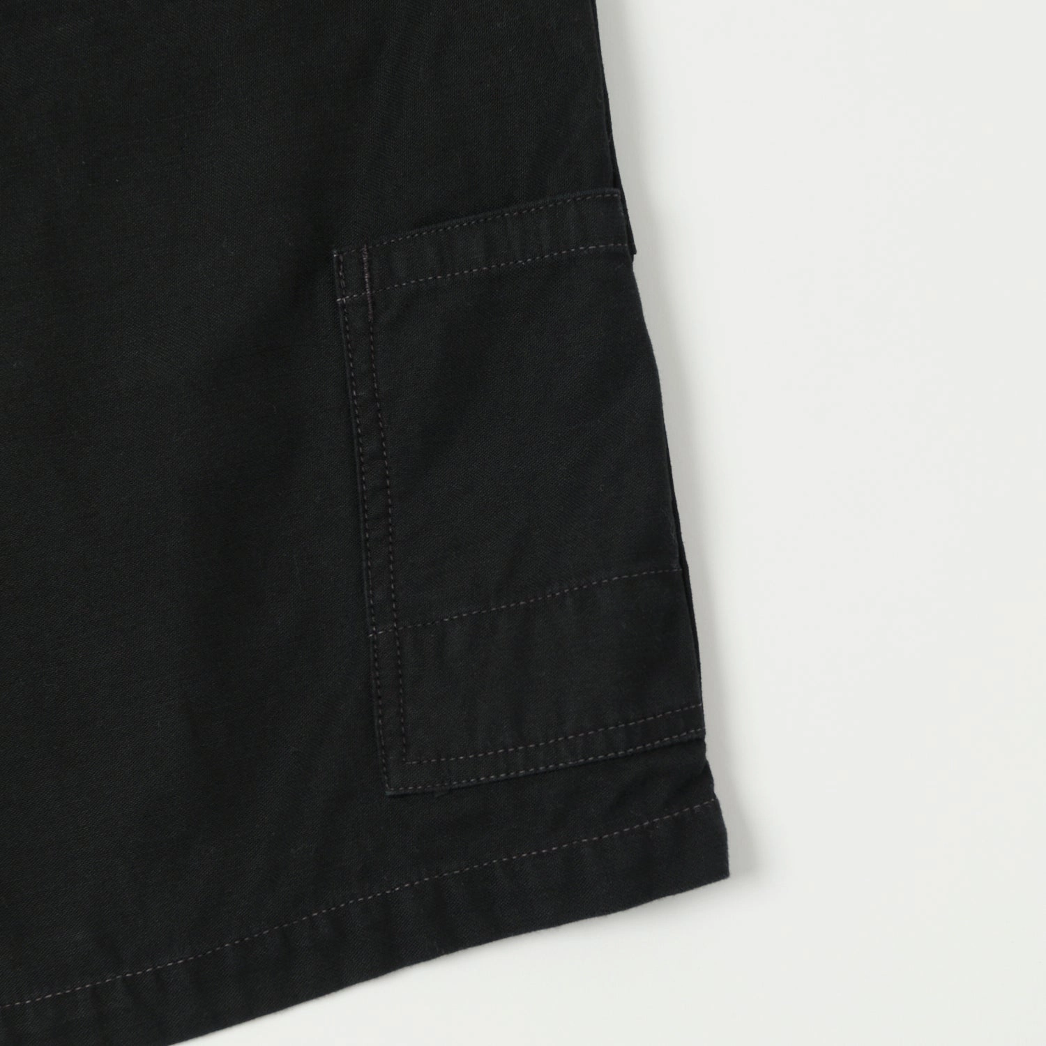 Freewheelers & Co Motor Psyclone 'Garage Crew' Work Short - Black Quick Release Buckle Warm Look