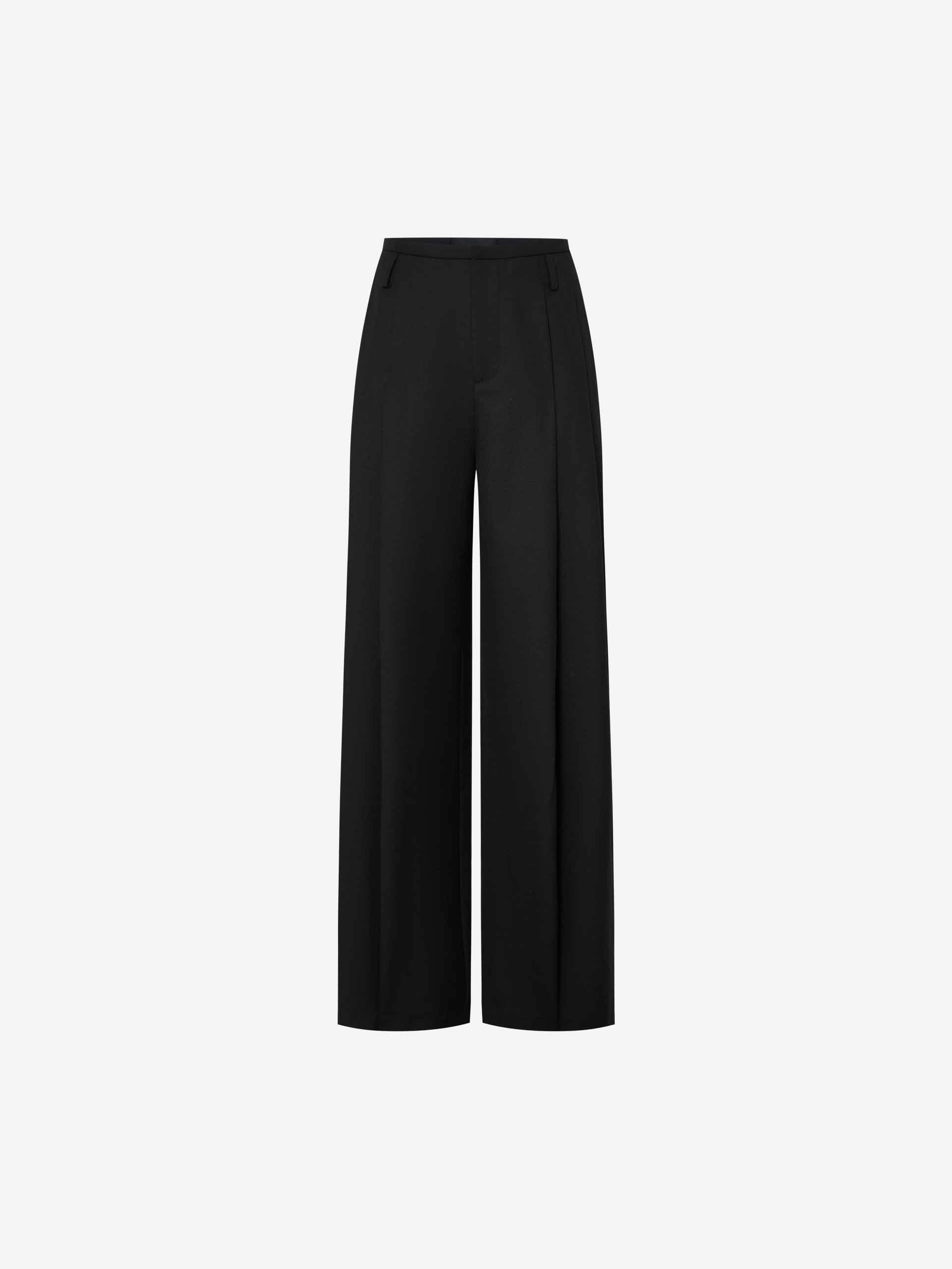 Front Pleated Relaxed Pants HeatRegulatingLining