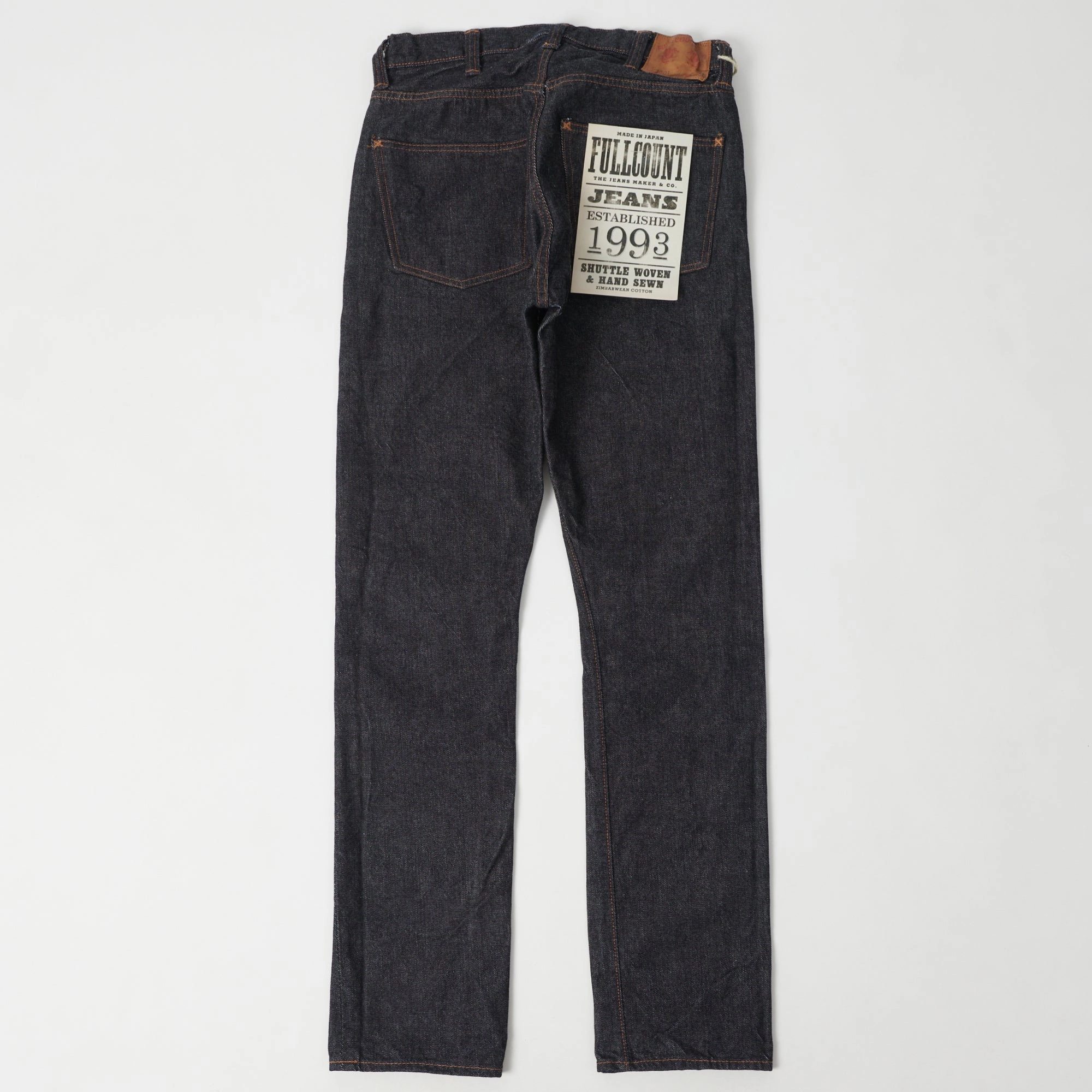 Grab And Go Effortless Layer Full Count 1001 14.4oz Left Hand Twill Slim Tapered Jean - One Wash