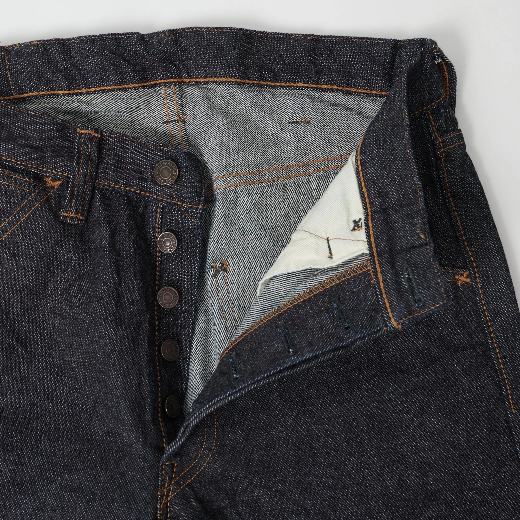 Casual Cool Full Count 1001 14.4oz Left Hand Twill Slim Tapered Jean - One Wash