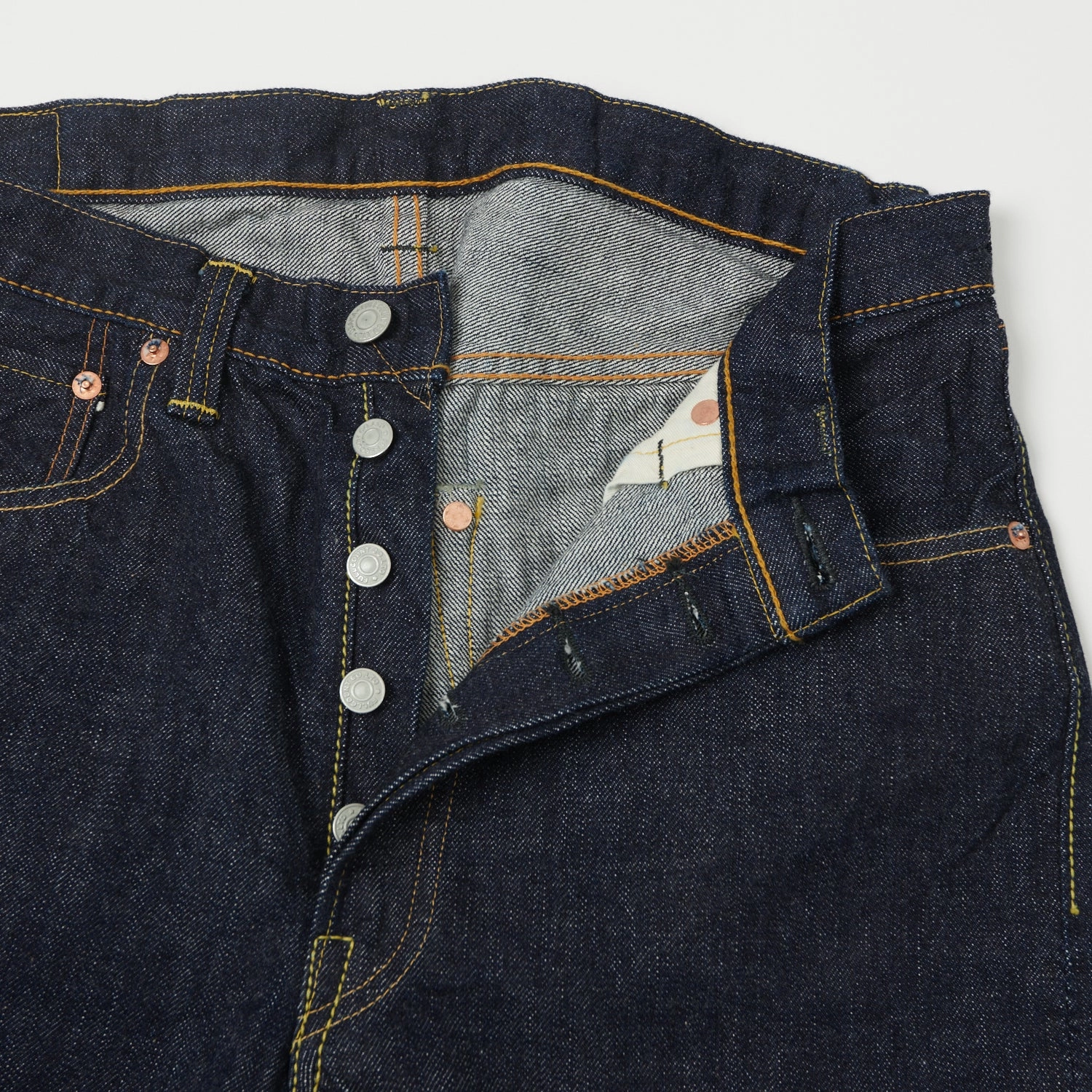 Couple Look Athlete Fit Festival Outfit Full Count 1101 13.75oz Loose Straight Jean - One Wash