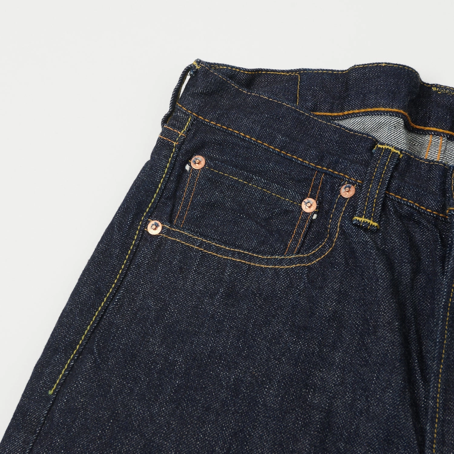 Relaxed Feel Outfit Base Full Count 1101 13.75oz Loose Straight Jean - One Wash