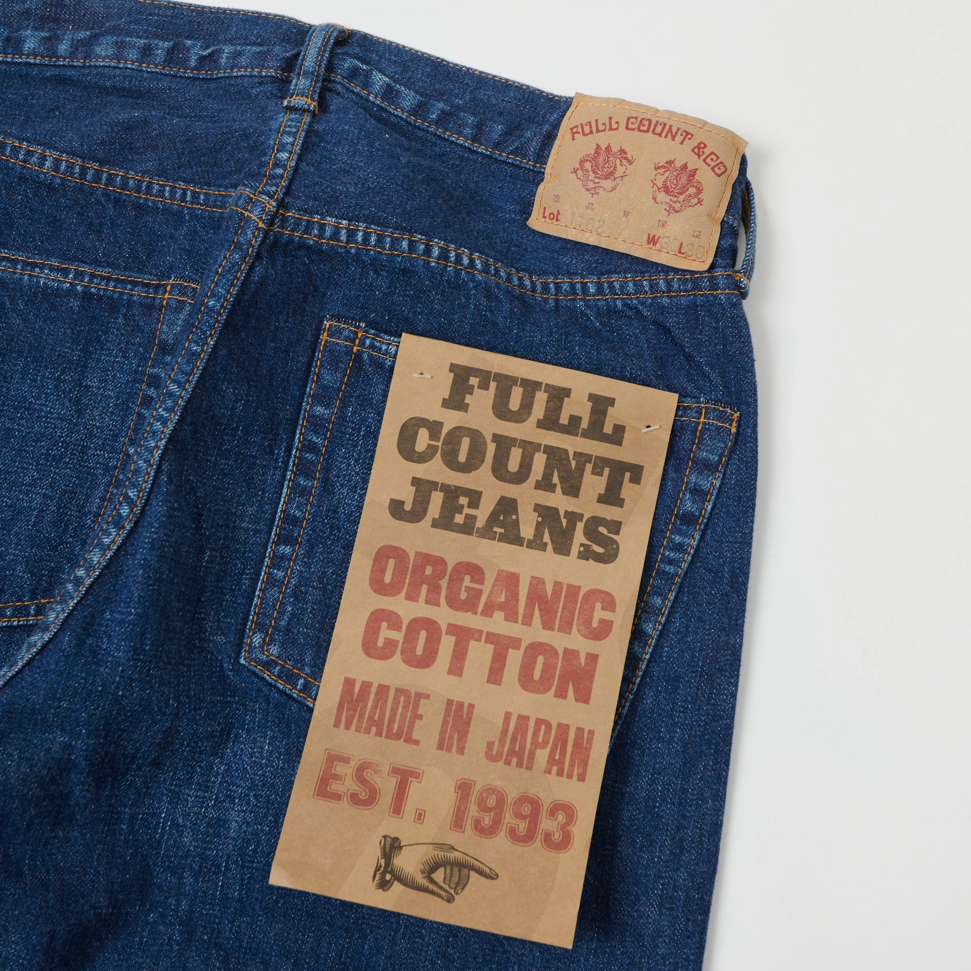 Artist Vibe Everyday Versatile Everyday Wear Full Count 1102 13.75oz Regular Straight Jean - 'That Thing' Wash