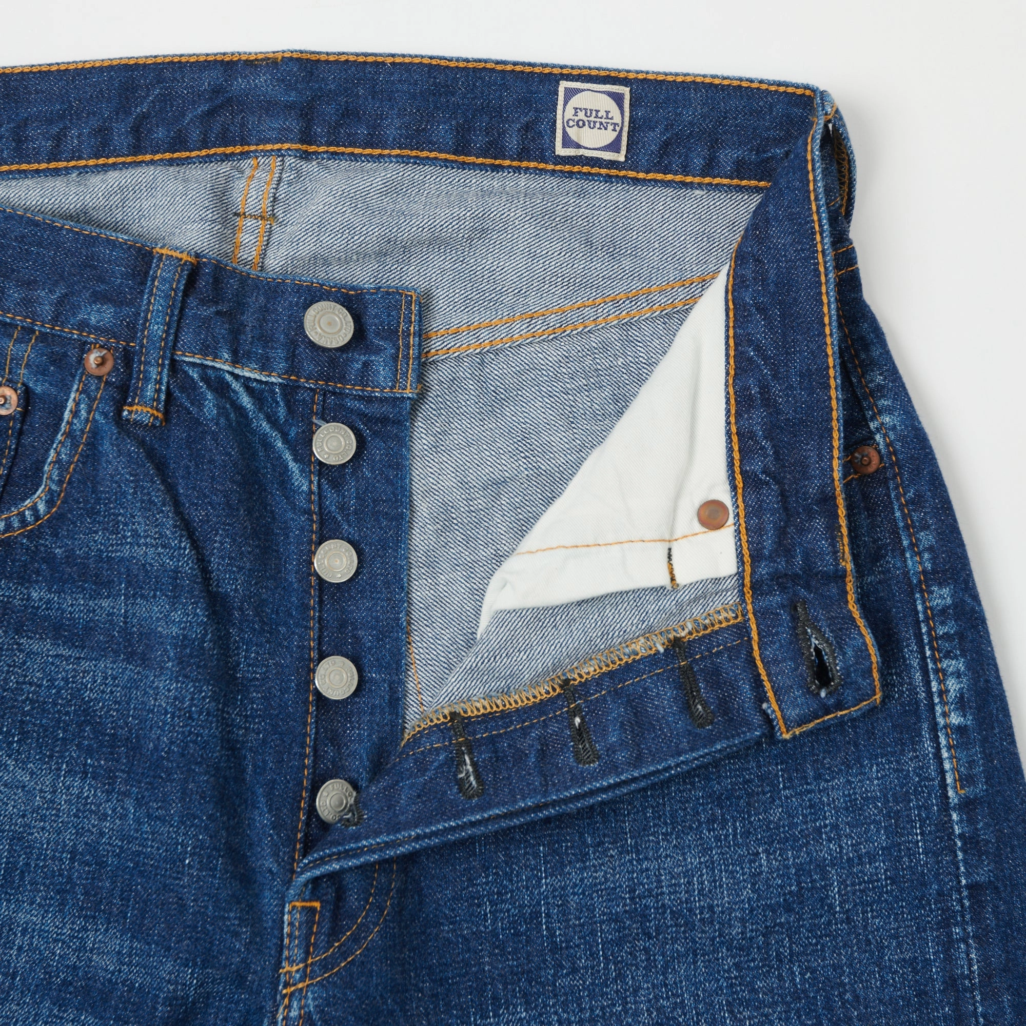 Travel Outfit Casual Stretch Full Count 1102 13.75oz Regular Straight Jean - 'That Thing' Wash