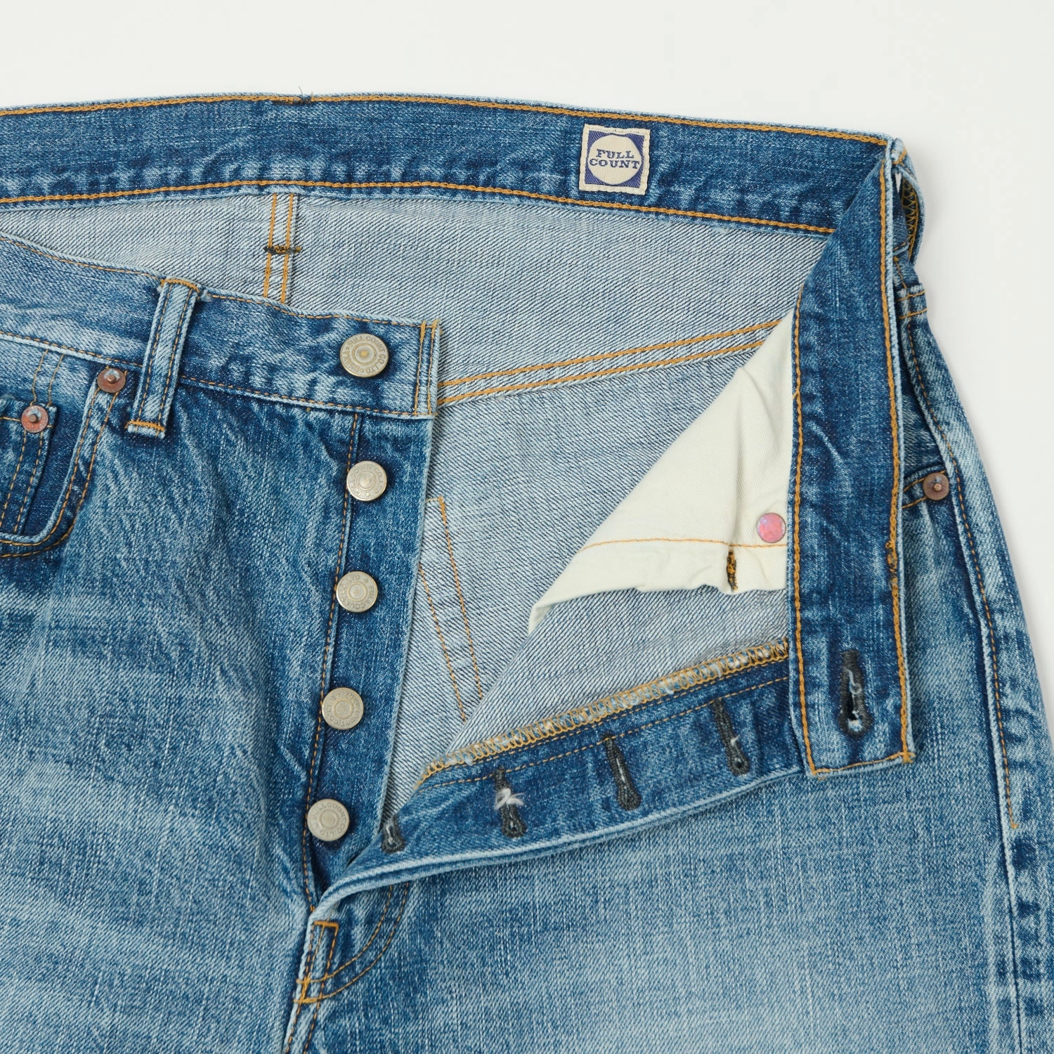 Full Count 1102 13.7oz Regular Straight Jean - 'Eastbourne' Wash Premium Quality Layer game