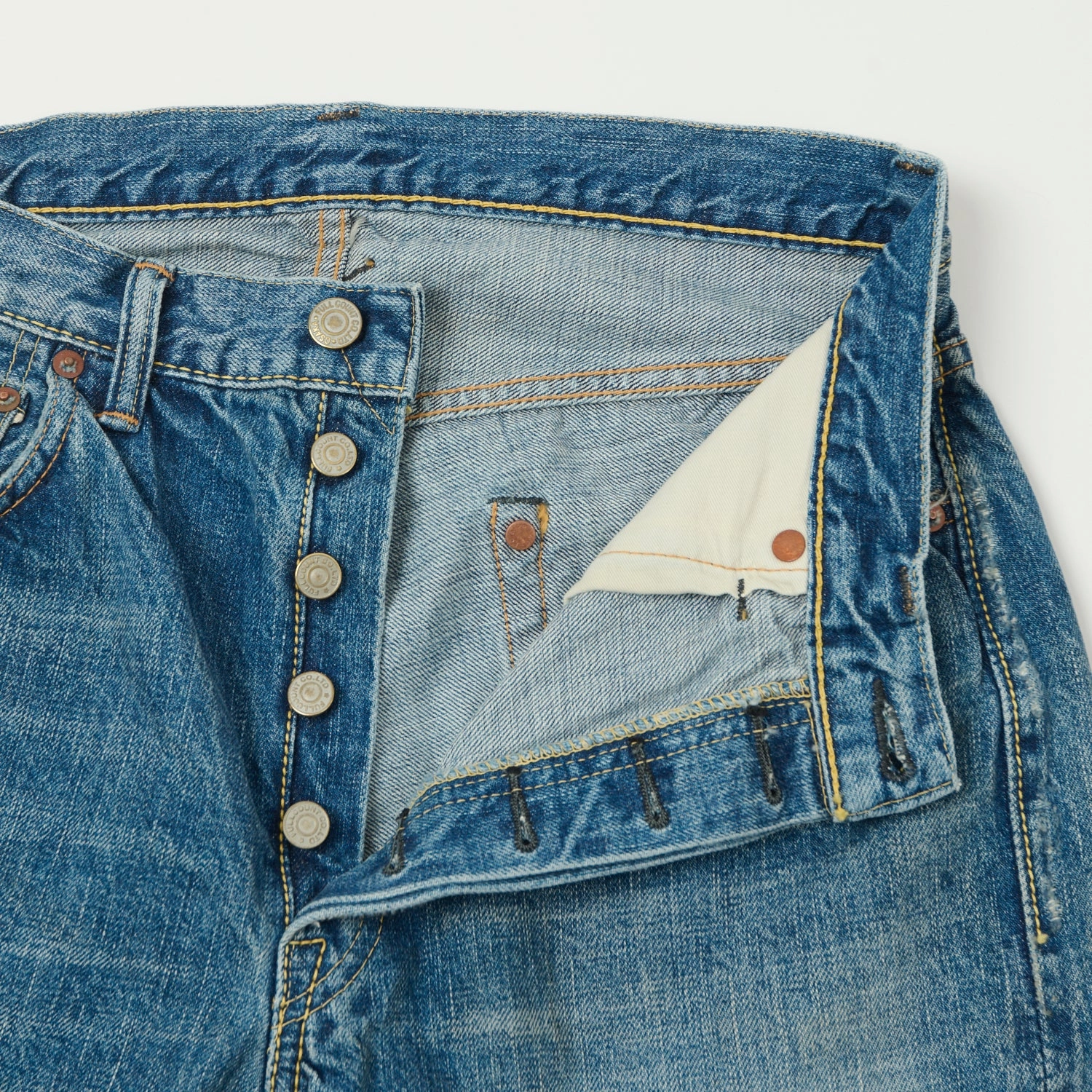 Tailored Silhouette Standard Piece Full Count 1103 13.7oz Clean Straight Jean - 'Dartford' Wash