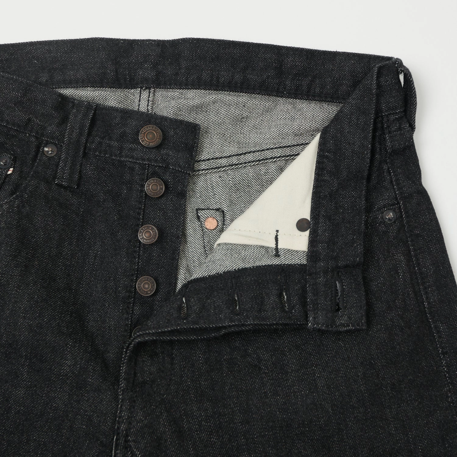 Full Count 1108 13.75oz Regular Straight Jean - Black One Wash Resilient material