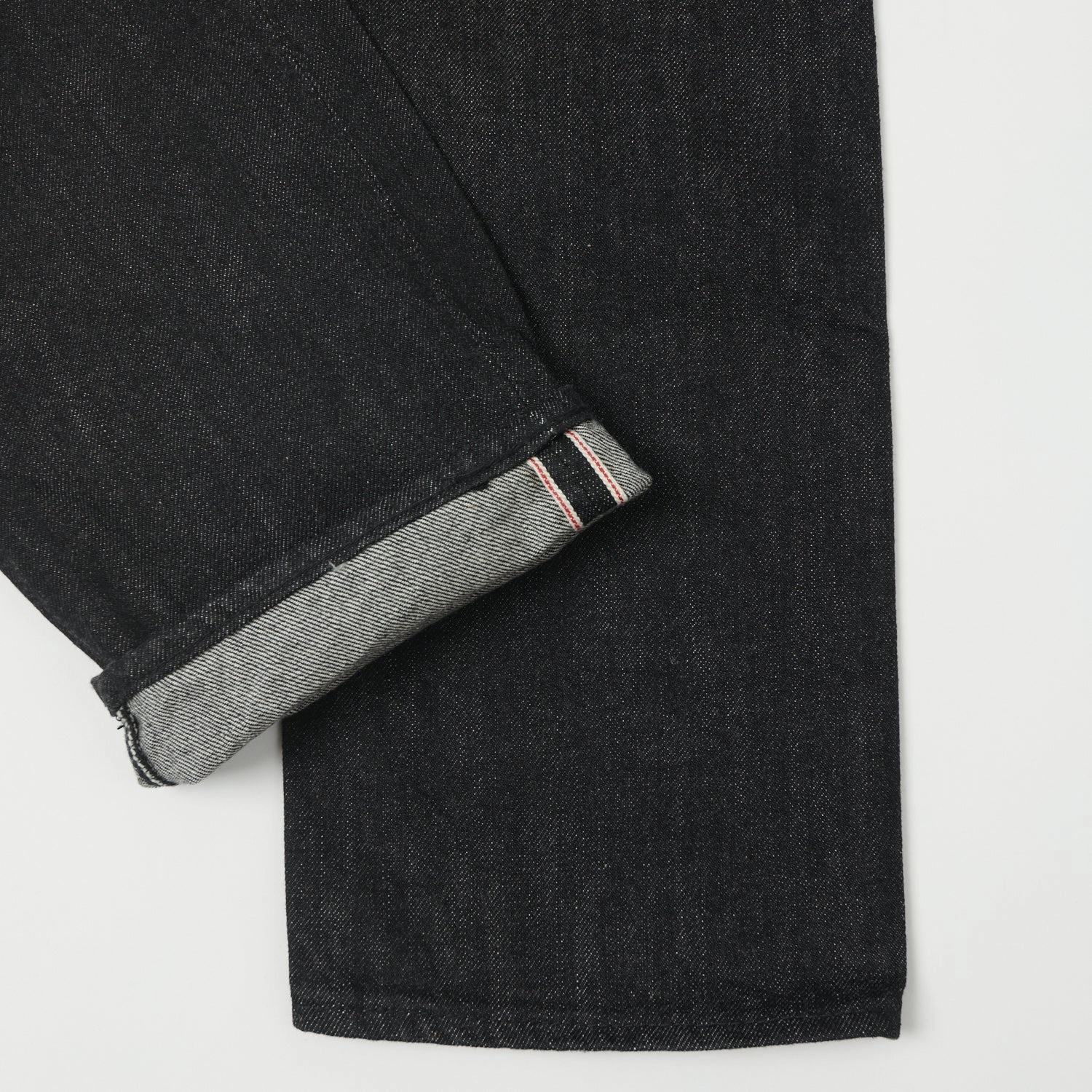 Full Count 1108 13.75oz Regular Straight Jean - Black One Wash Minimal Fashion Tailored Comfort