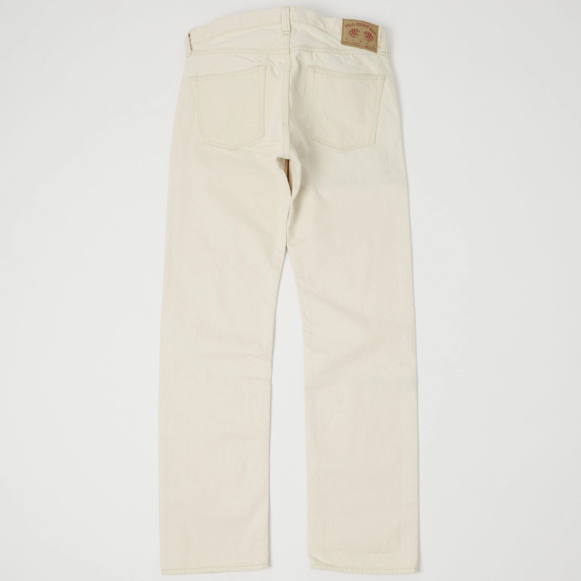 Full Count 1108 13.75oz Regular Straight Jean - Ecru One Wash Balanced Wardrobe