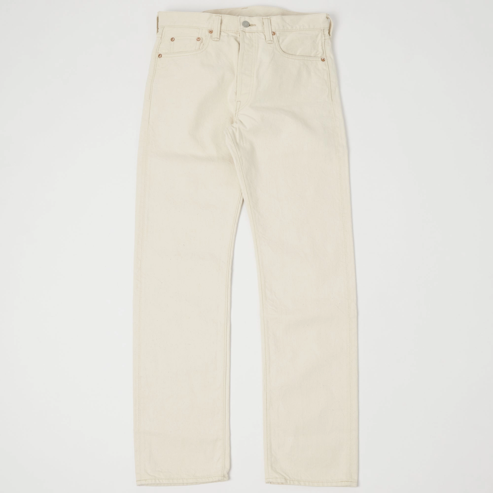 Total Comfort Chill Friendly Full Count 1108 13.75oz Regular Straight Jean - Ecru One Wash