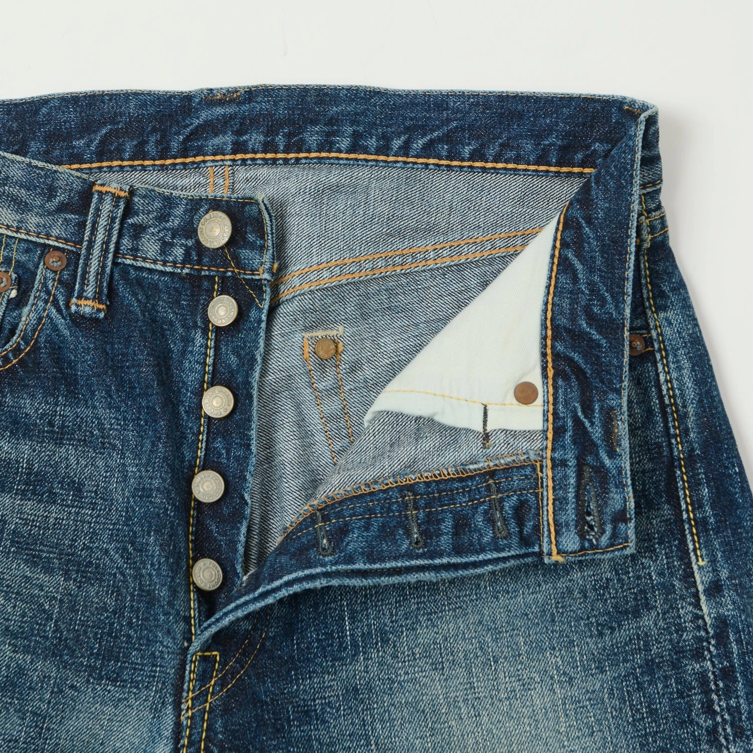 Full Count 1108XX 15.5oz Regular Straight Jean - 'Fear of the Dark' Wash Year Round Piece Wide Leg Silhouette