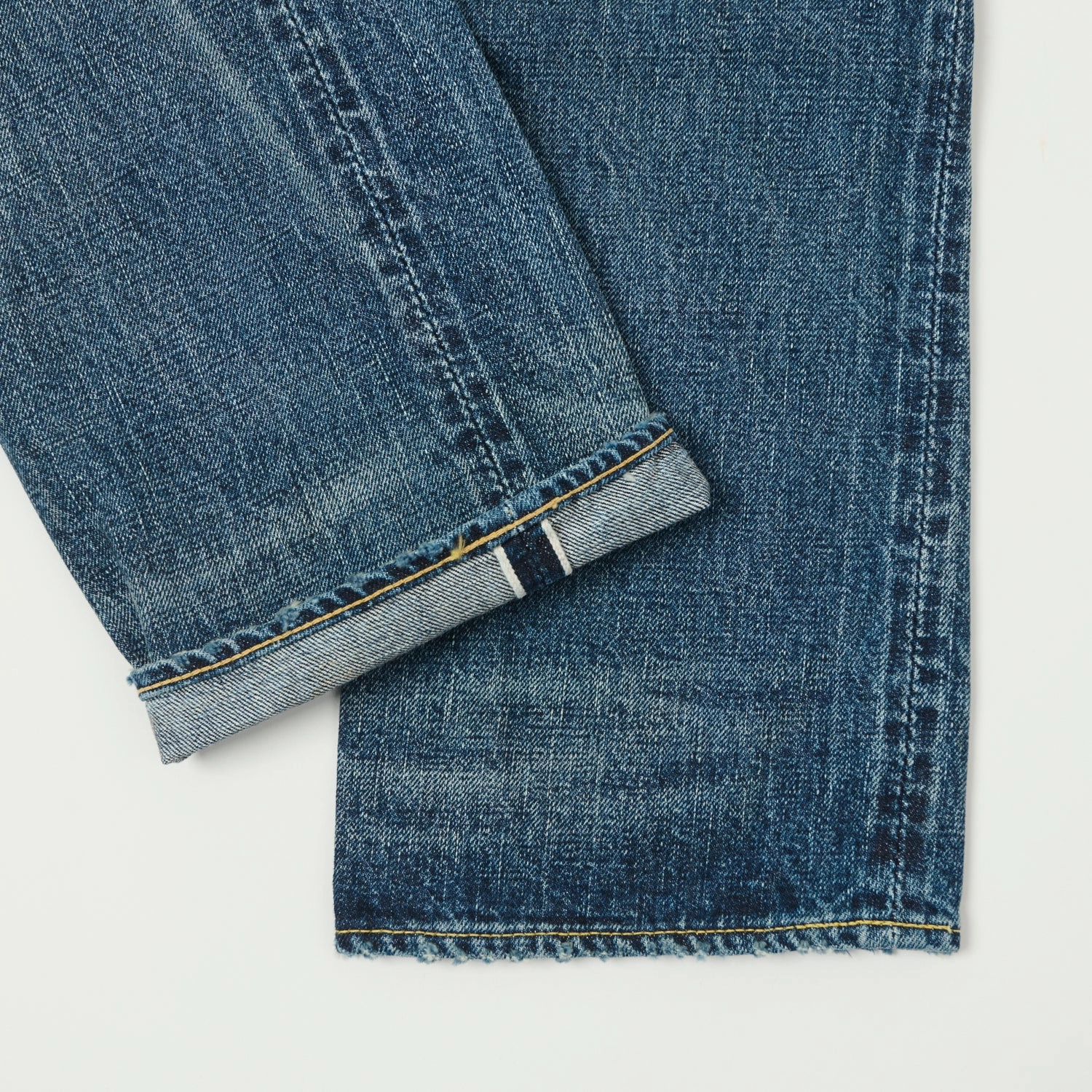 Full Count 1108XX 15.5oz Regular Straight Jean - 'Fear of the Dark' Wash Anti Snag Thread Technology Perfect Basic