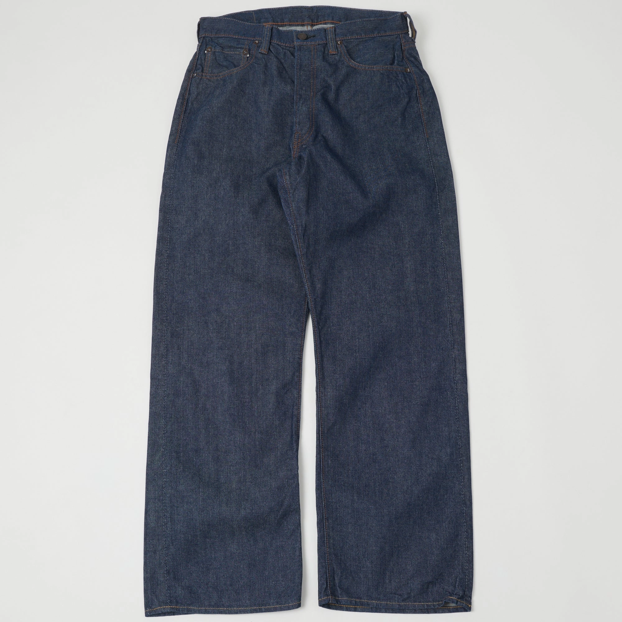 Softened Lining Daily Function Full Count 1121 'Duke' 13.75oz Wide Straight Jean - One Wash