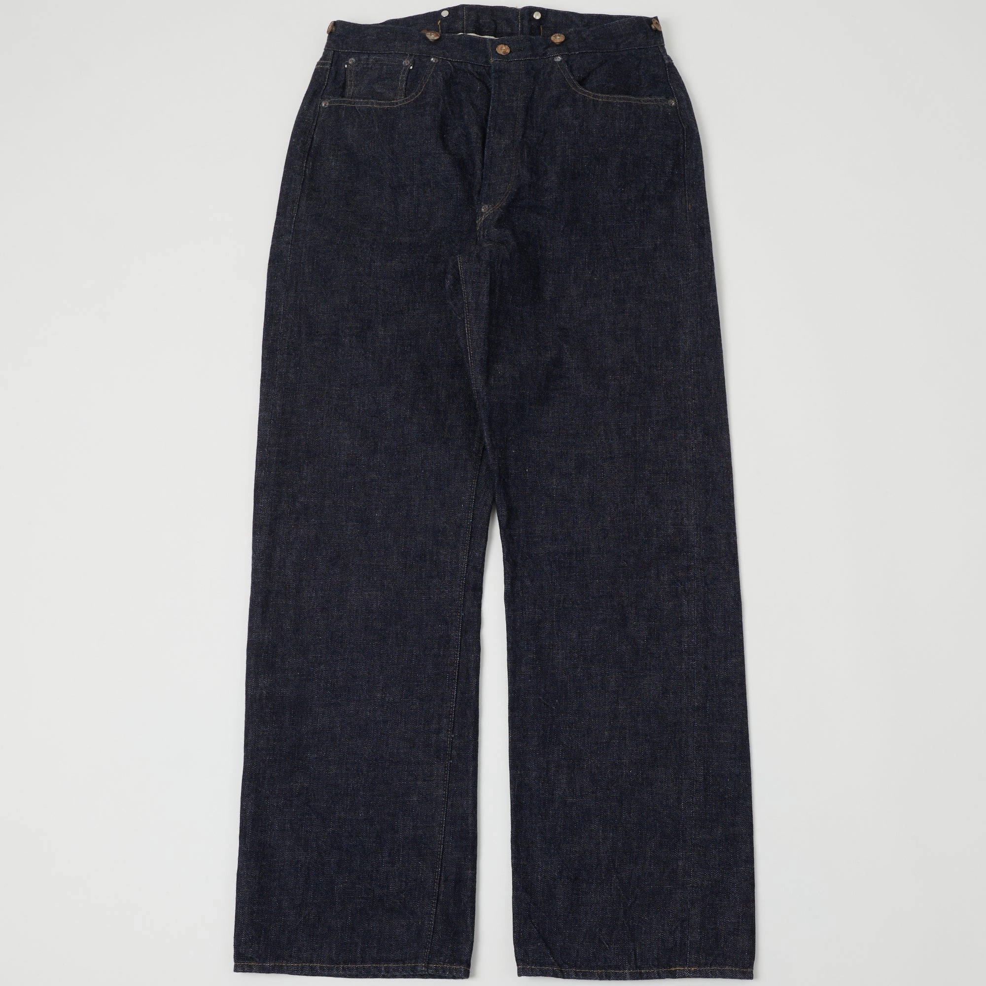 Cozy Vibe Full Count 1373 'Son Of The Soil' 13.75oz Wide Straight Jean - One Wash