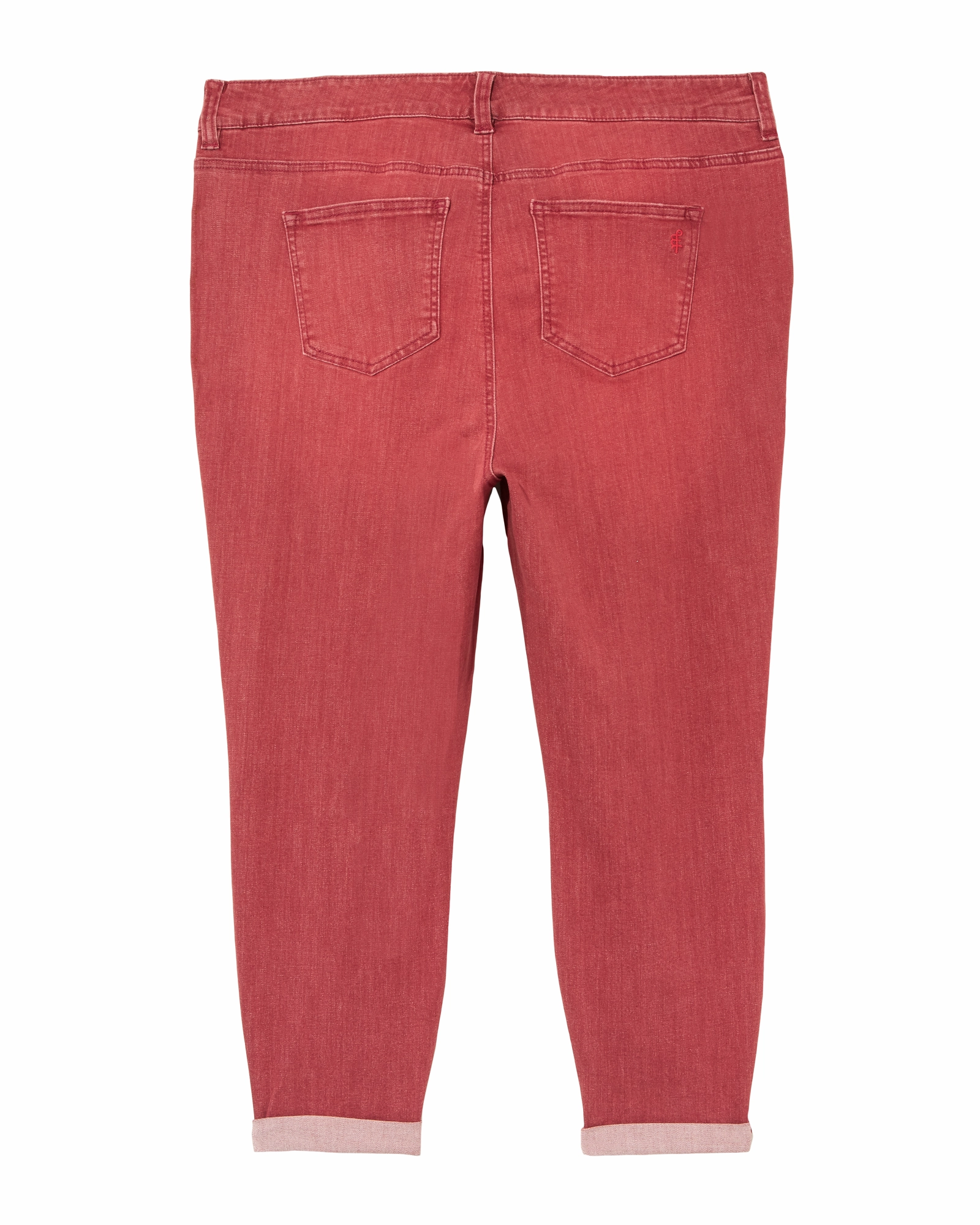 Perfect For Daily Sleek Look Gardner Double Rolled Capri | Red