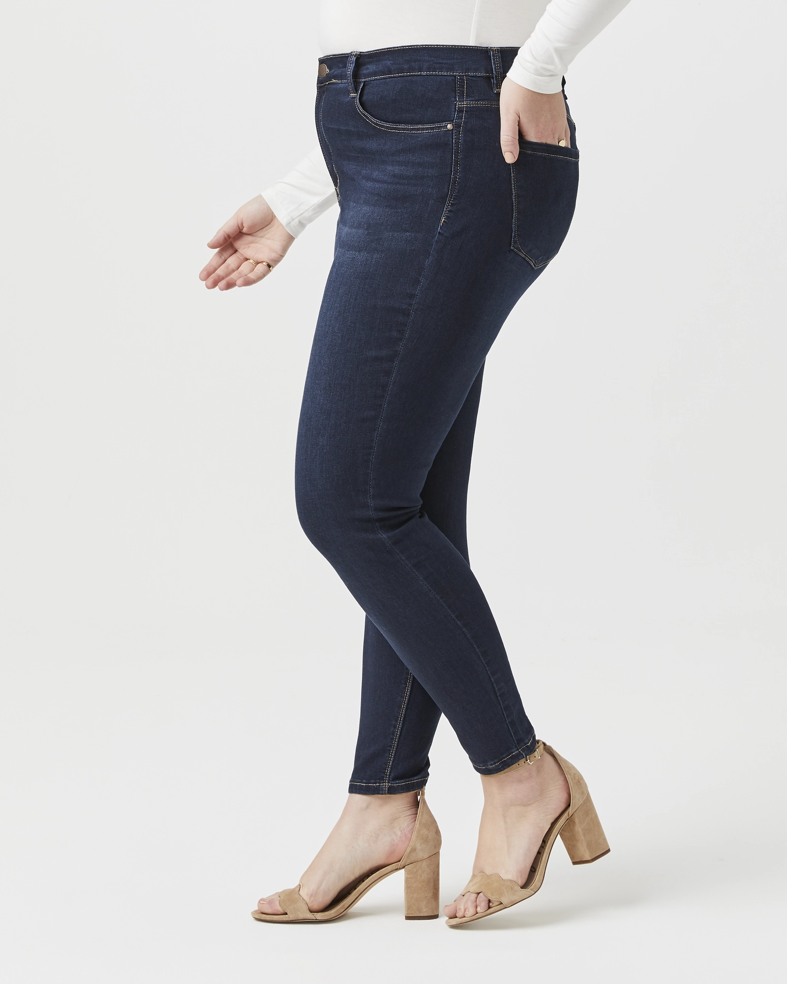 Style Focus Beacon Skinny Stretch Jean | Dark Wash