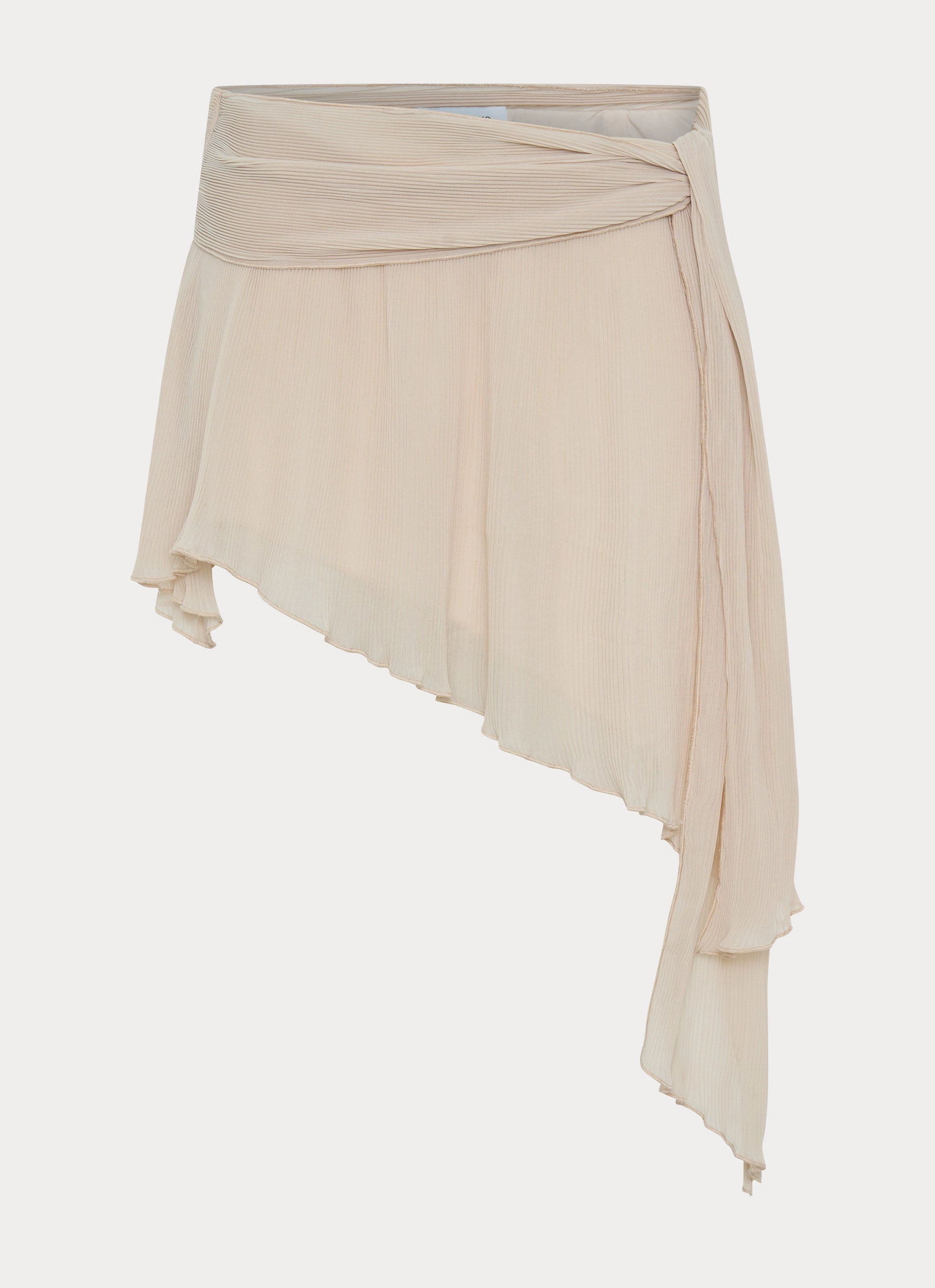 Gemma Mini Skirt - Ivory Contrast Panel Year Round Style