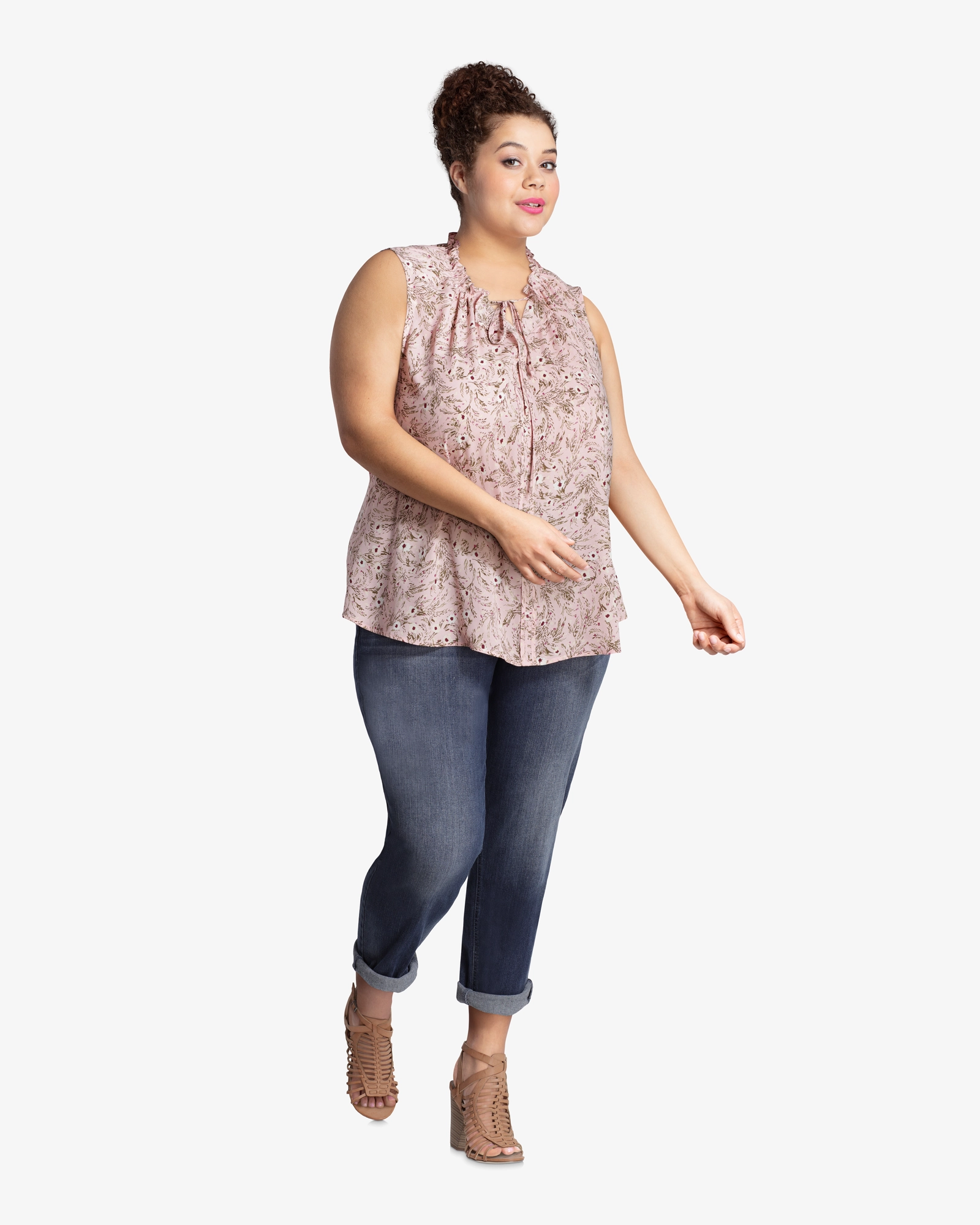 Germaine Cuffed Boyfriend Jean | Dark Wash All Around Fit