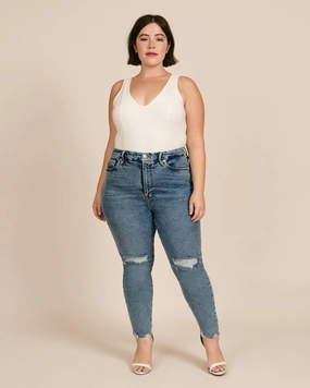 Good Waist Crop Chew Hem | BLUE799 Festival Outfit Professional Wear