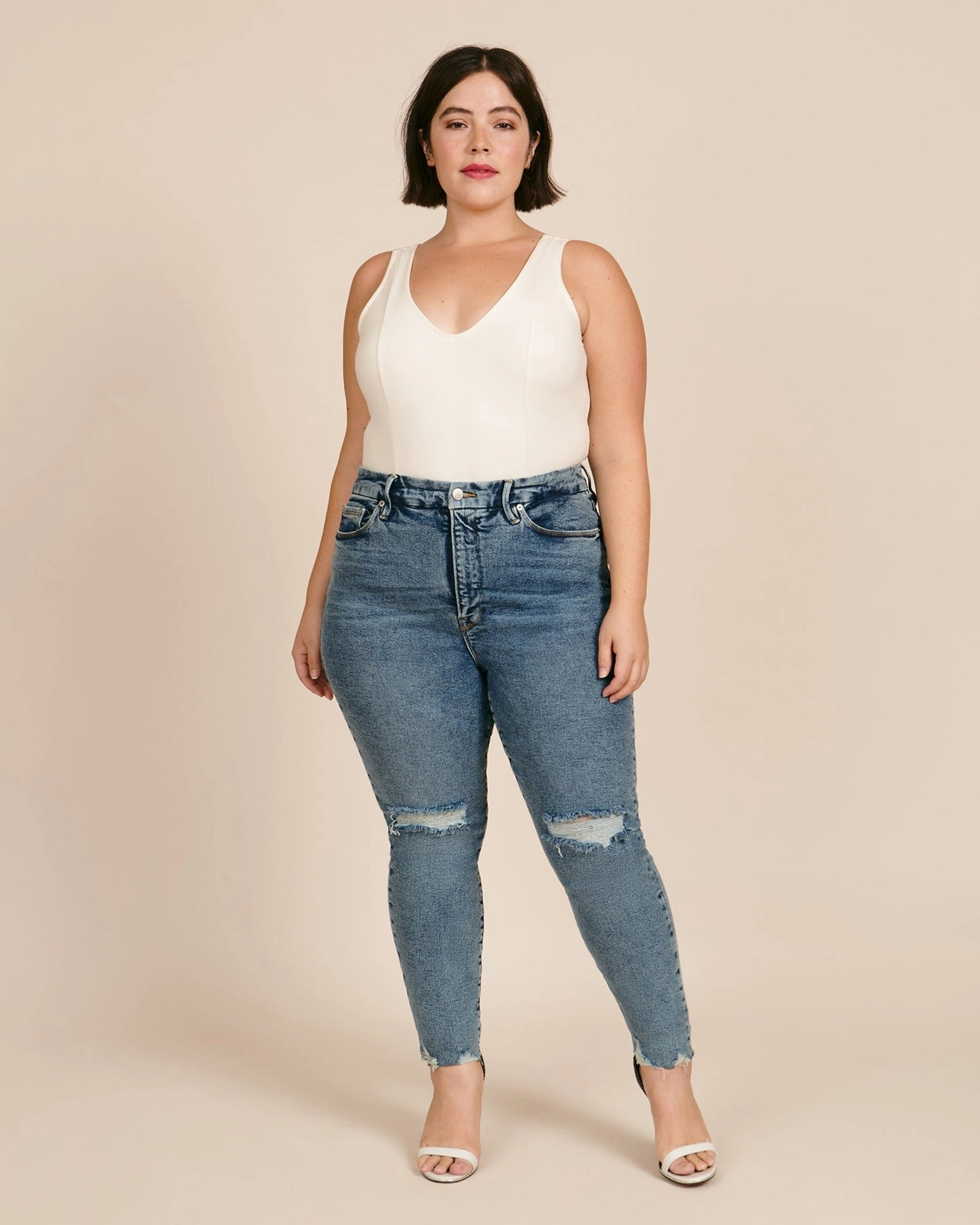 Good Waist Crop Chew Hem | BLUE799 Festival Outfit Professional Wear