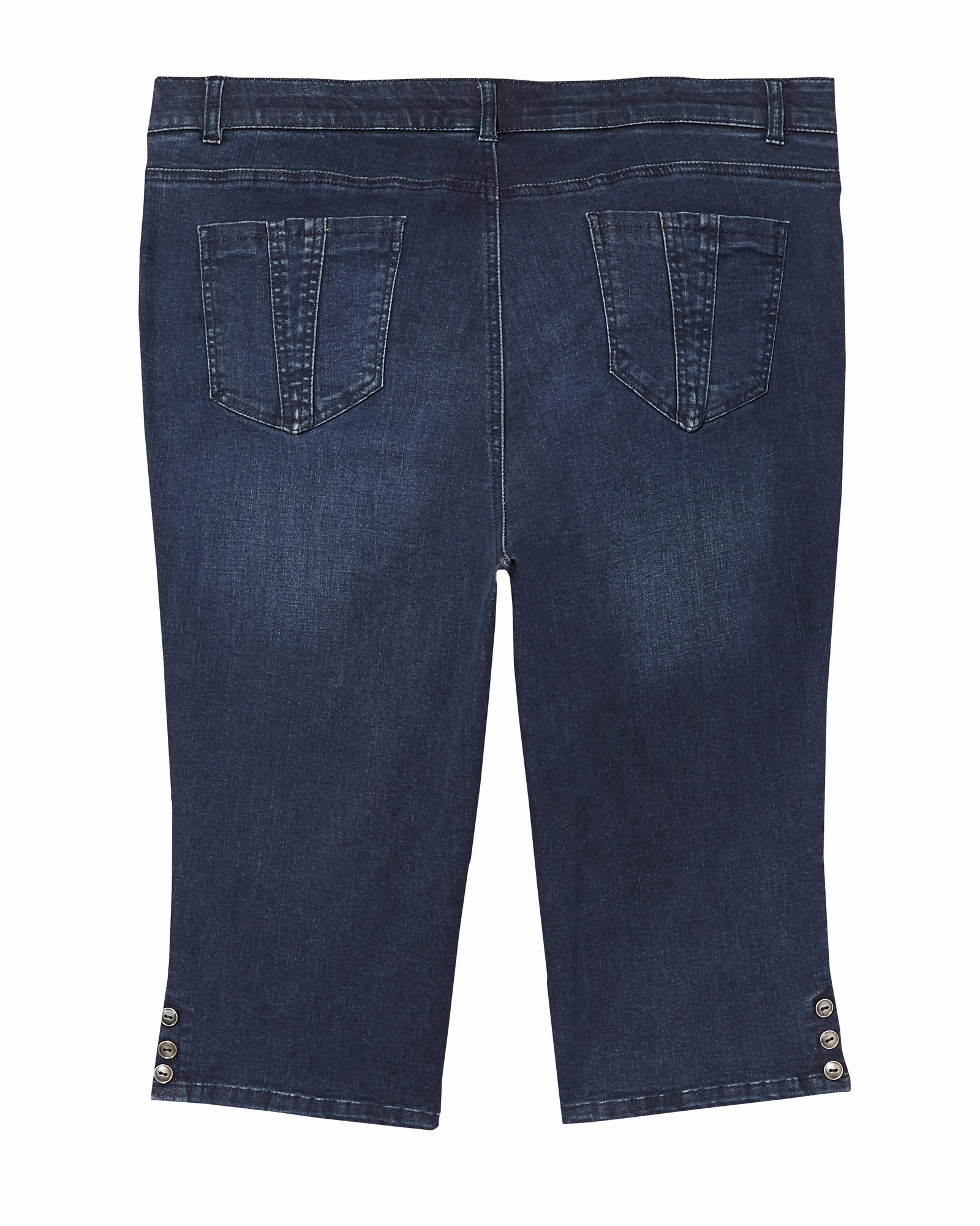 Eco Friendly Chill Outfit Road Trip Goodwin Capri | Dark Wash