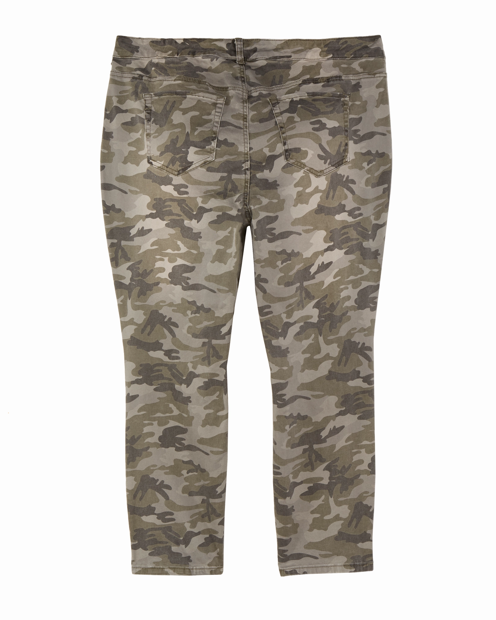 Gowanus Camo Print Jean with Double Zipper Detail | Olive Green Bold Traveler Gear Lightweight Morning Stroll