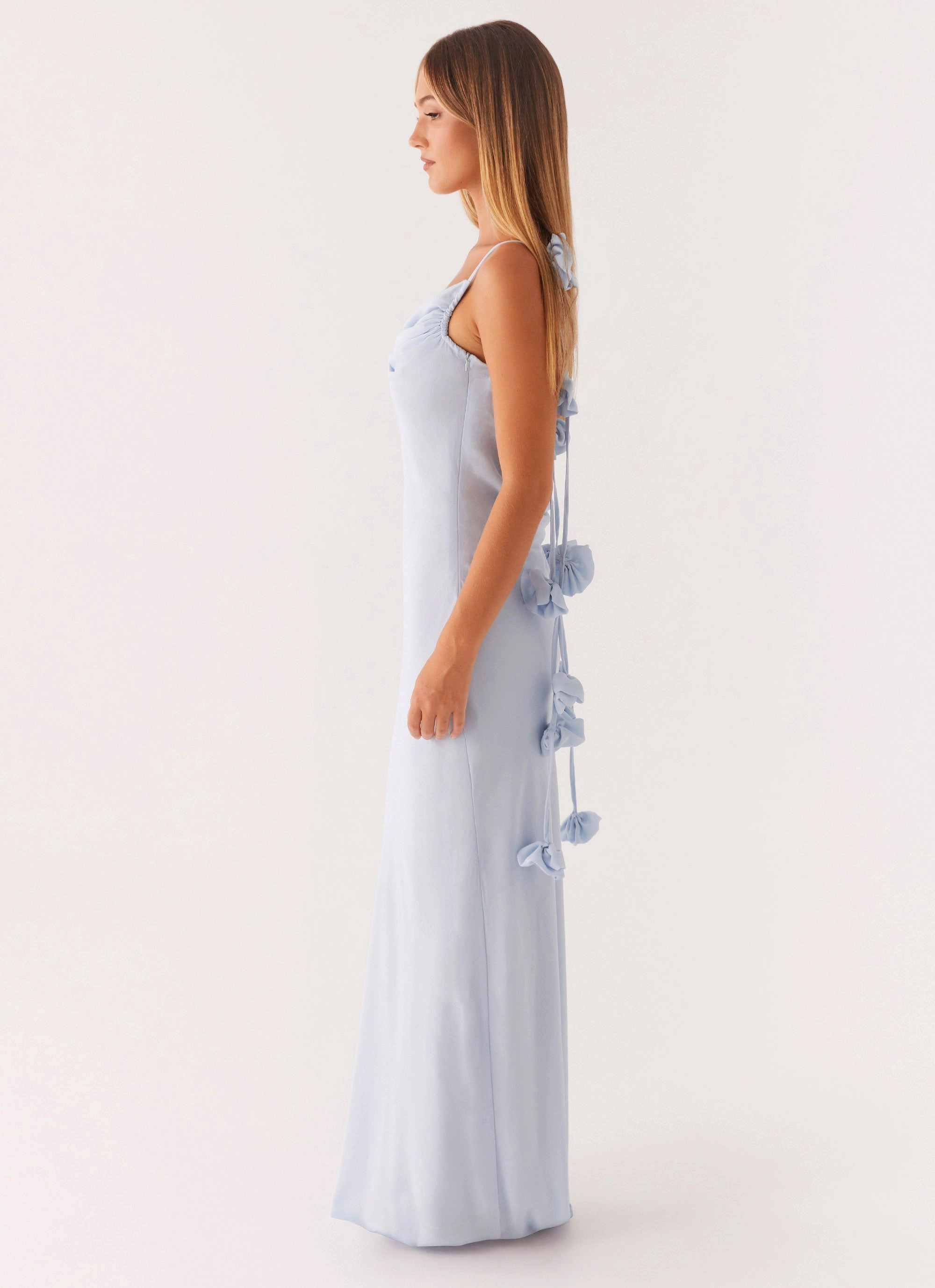 Work or Casual Simona Maxi Dress - Pastel Blue