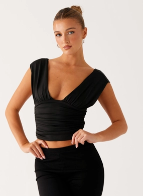 Recycled Material Composition Beyond Measure Top - Black