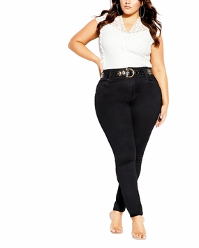 Trend Setter Chill Outfit Flex Look Harley Black Jean | Black