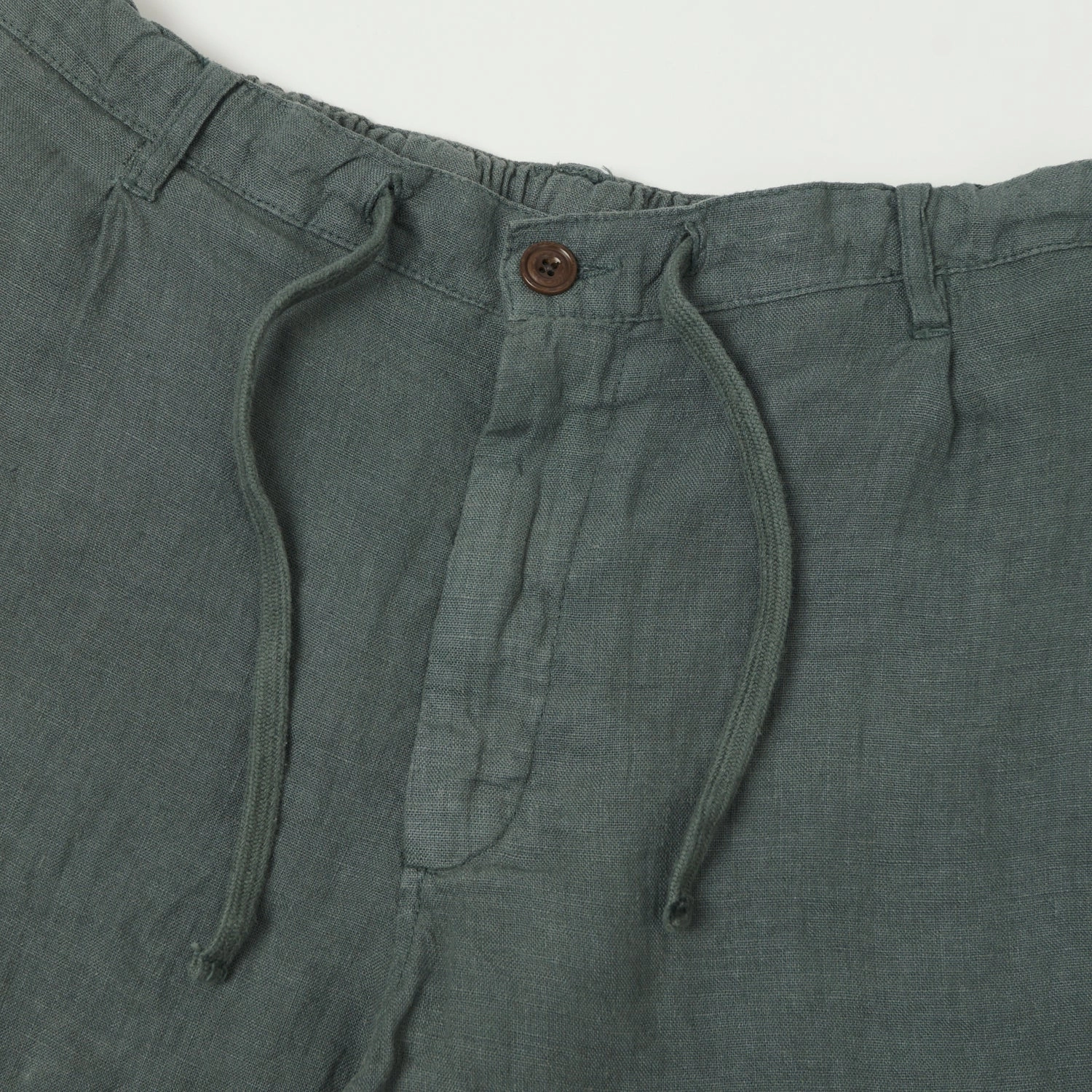 Hartford 'Tank' Linen Shorts - Eucalyptus silk blend
