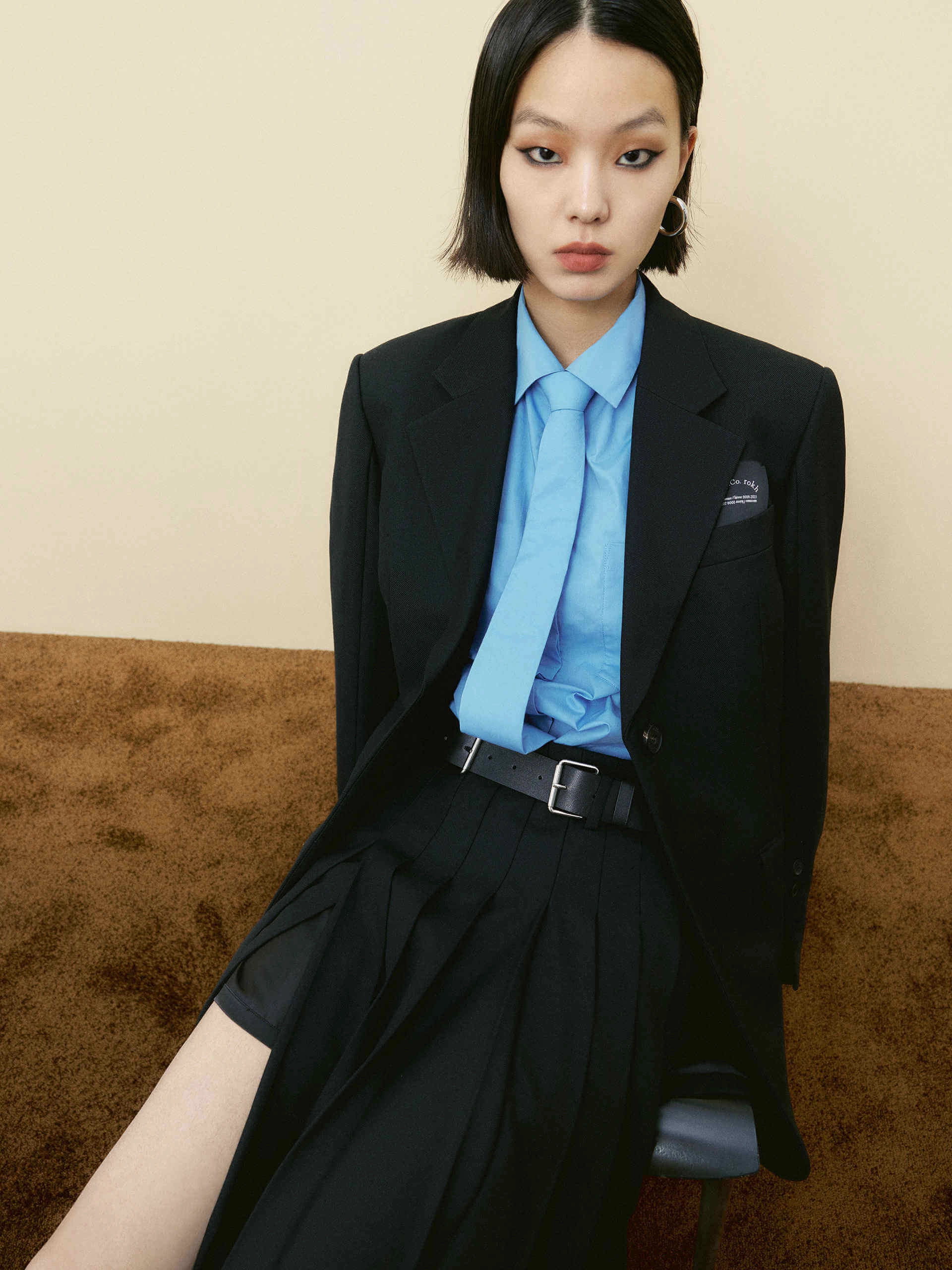 Include Belt Tailored Blazer MultiLayerSystem Snag Free Fabric