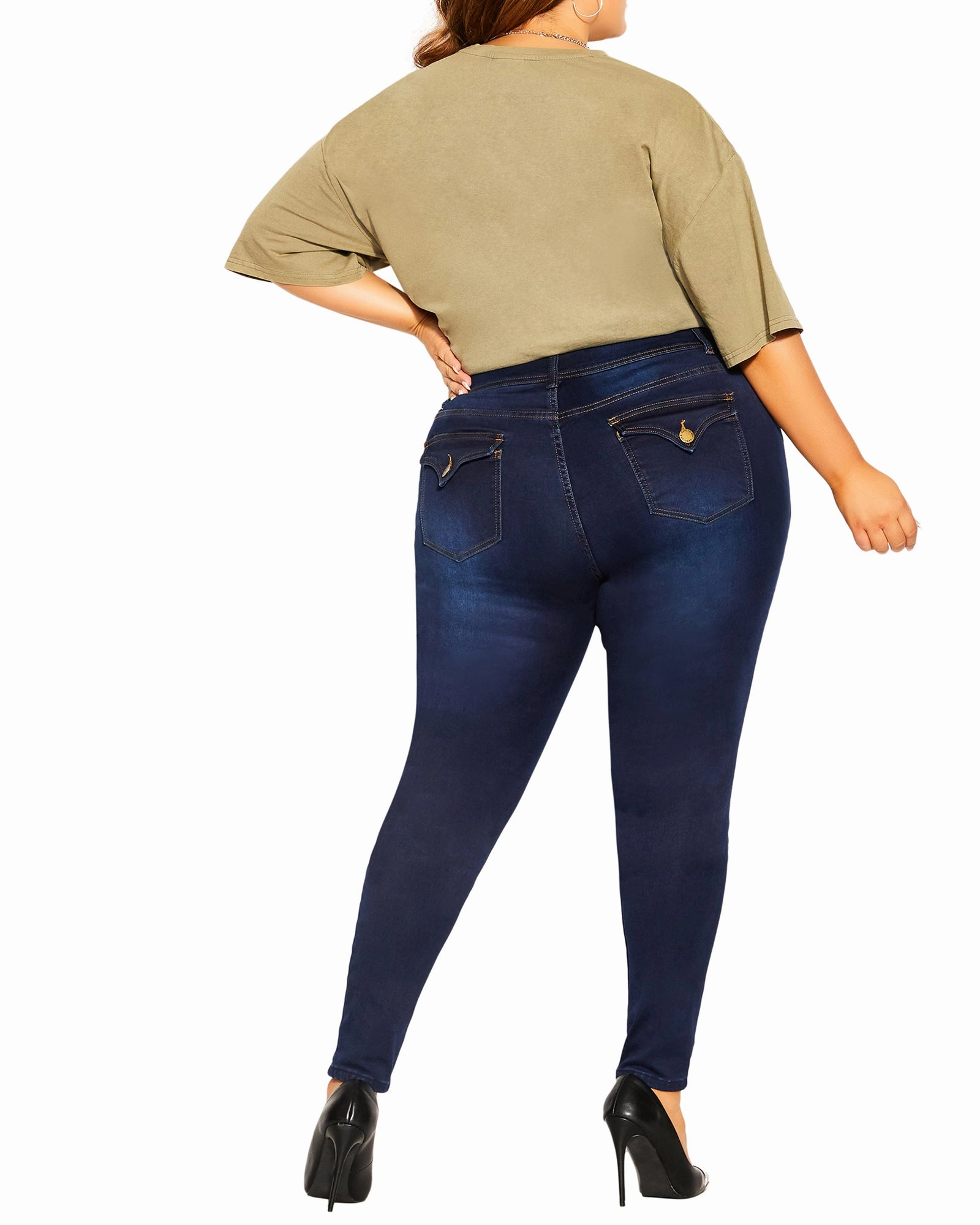 Helena Jean | Dark Wash Closet Staple Faded Wash