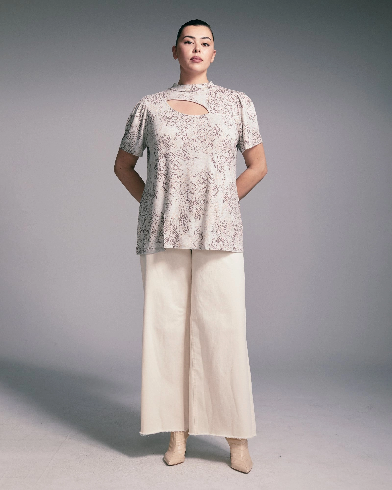 Hepburn High Rise Wide Leg | Eggshell Winter Fashion Modern Weekend Style