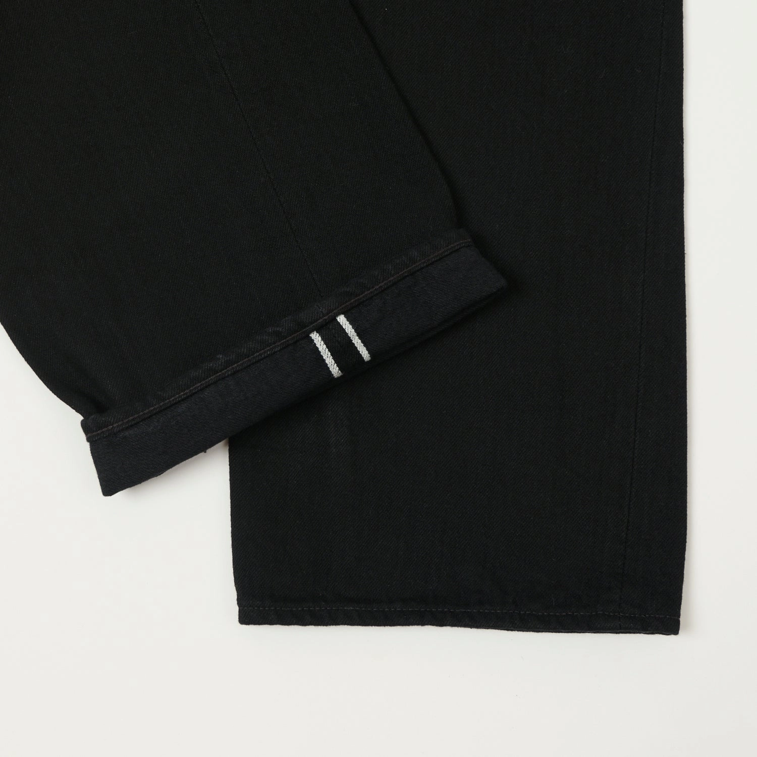 Freewheelers & Co The Vanishing West 601RB Regular Straight Jean - Black One Wash Seamless Pocket Design