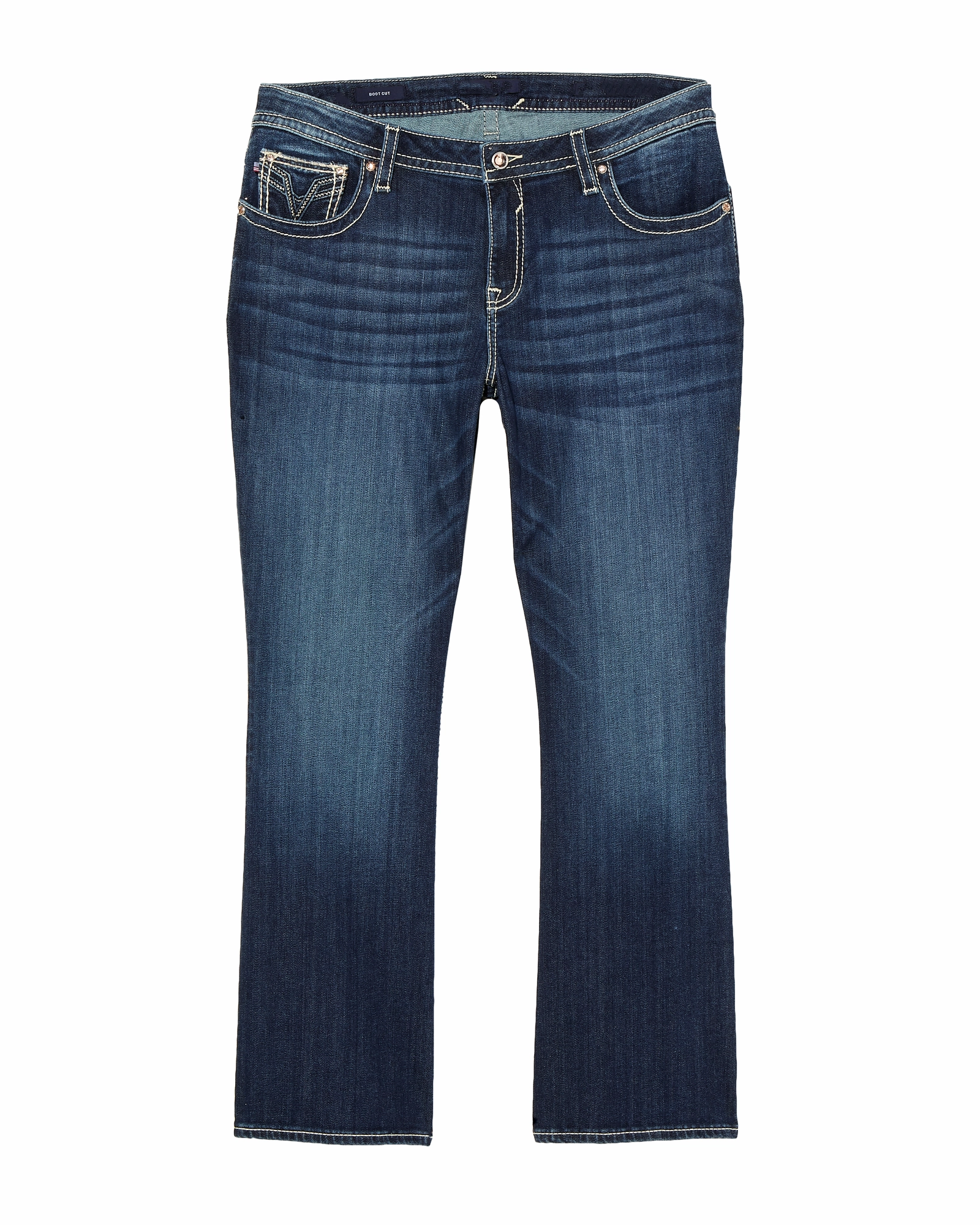 Artist Vibe Everyday Sustainable Manufacturing Ludlow Heavy Stitched Bootcut Jean | Dark Wash