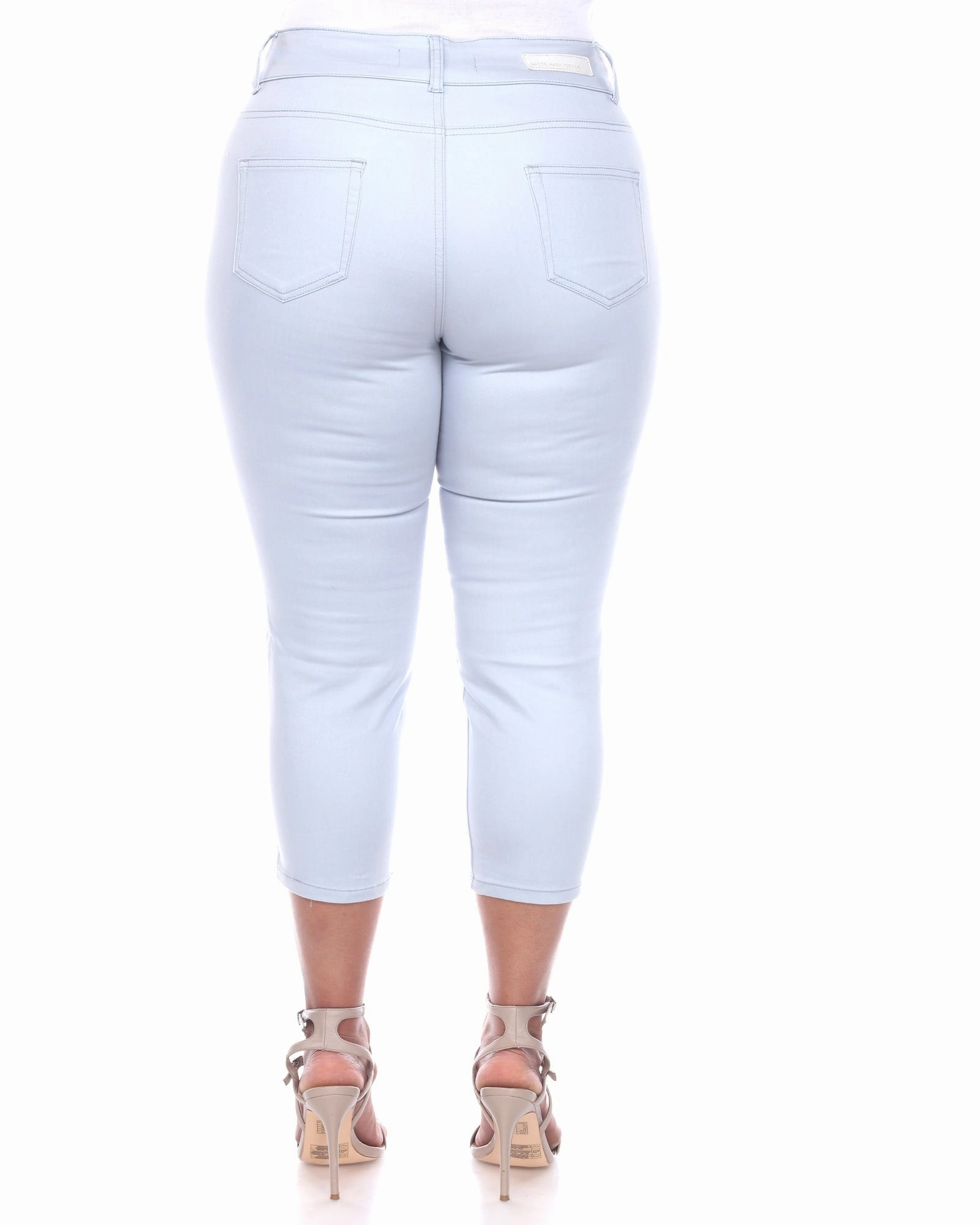 Capri Jeans | Light Blue Comfort Wear