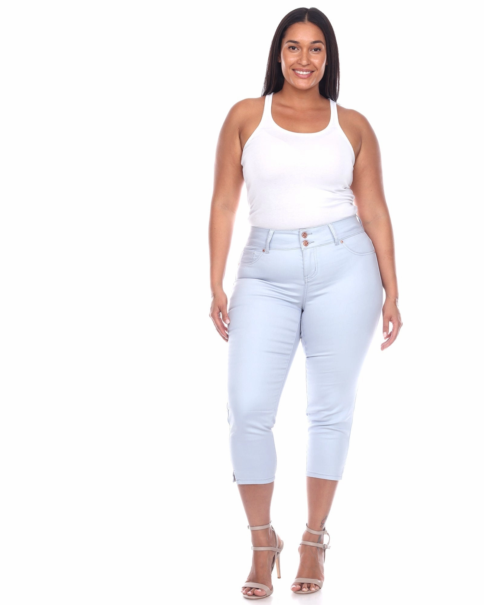 Capri Jeans | Light Blue Versatile Design
