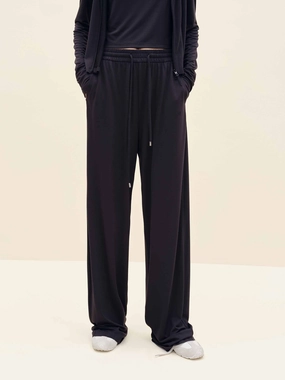 High Waist Drawstring Trousers Breathable Waistband