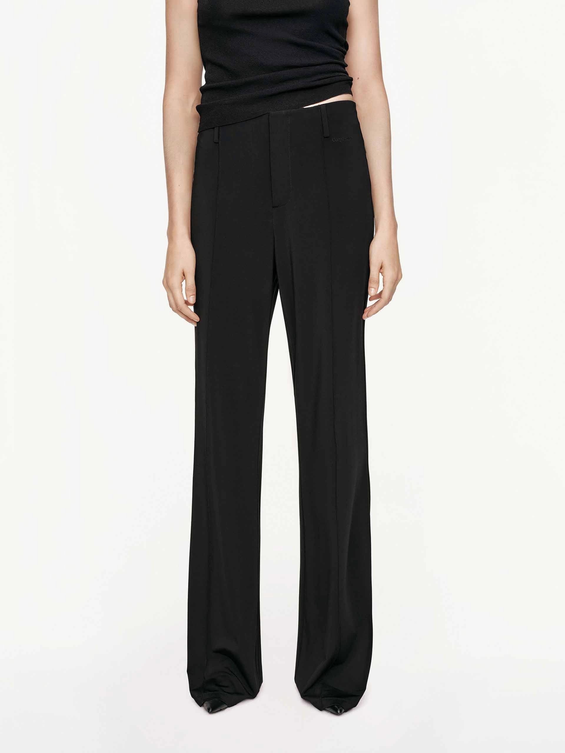 Durable Design High Waist Drop Flared Pants