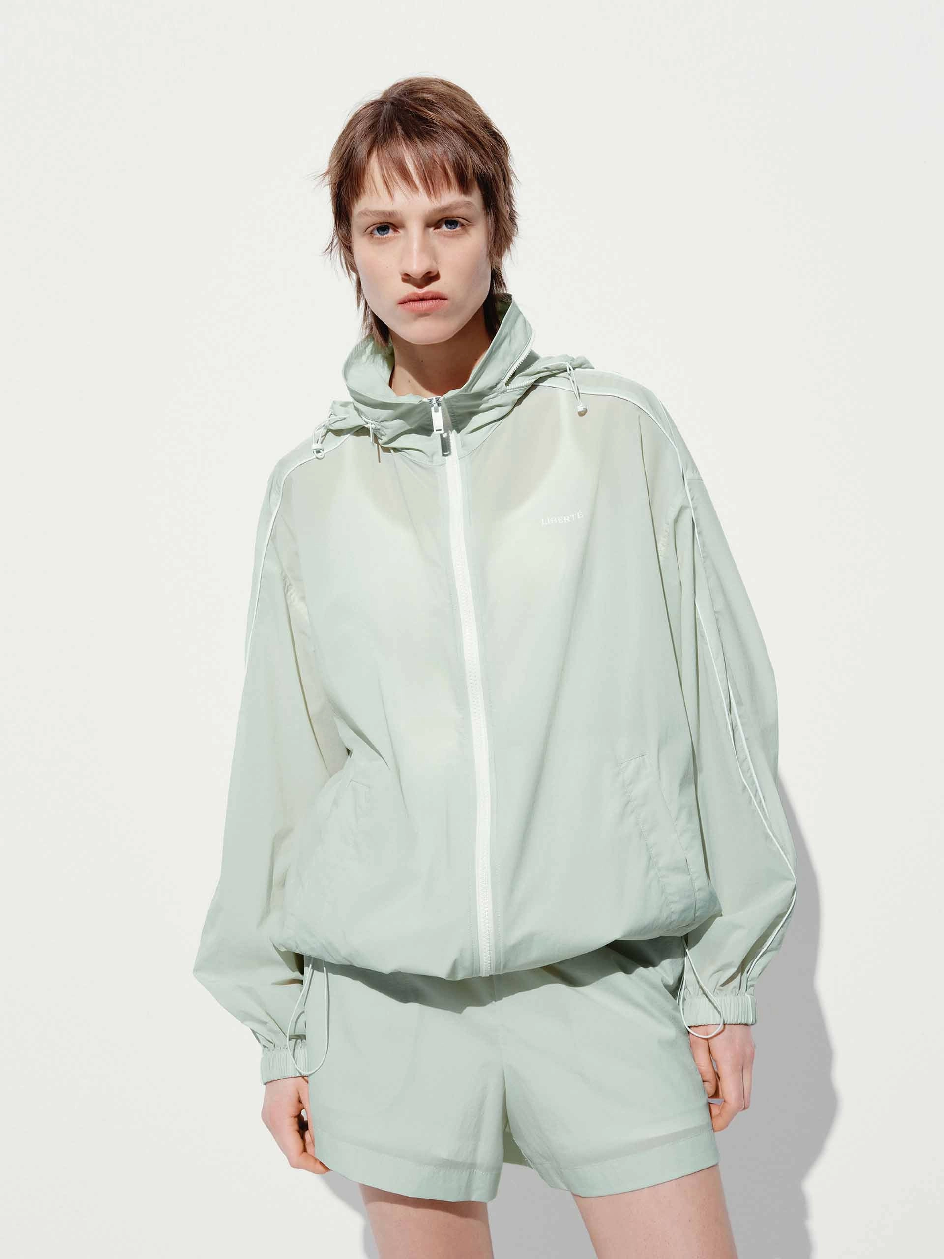 Hooded Zipper Loose Coat Casual Classic