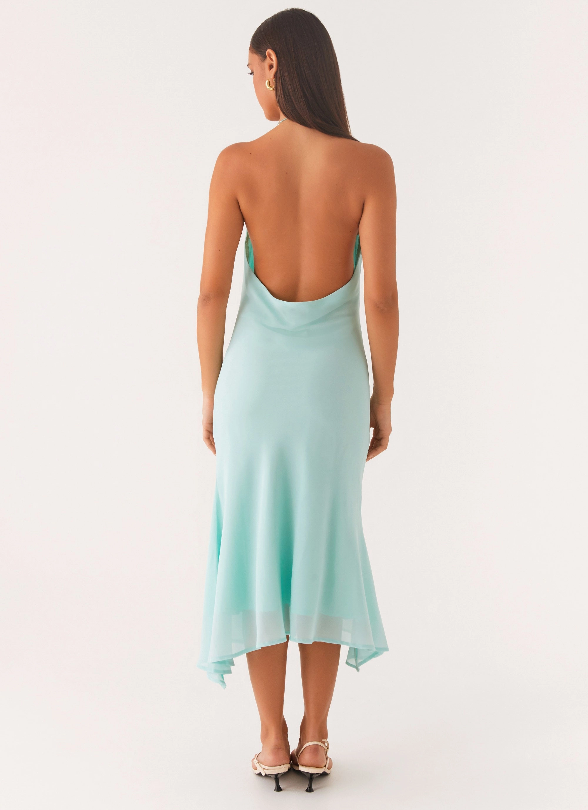 Daily Form Deep Dive Midi Dress - Pale Blue
