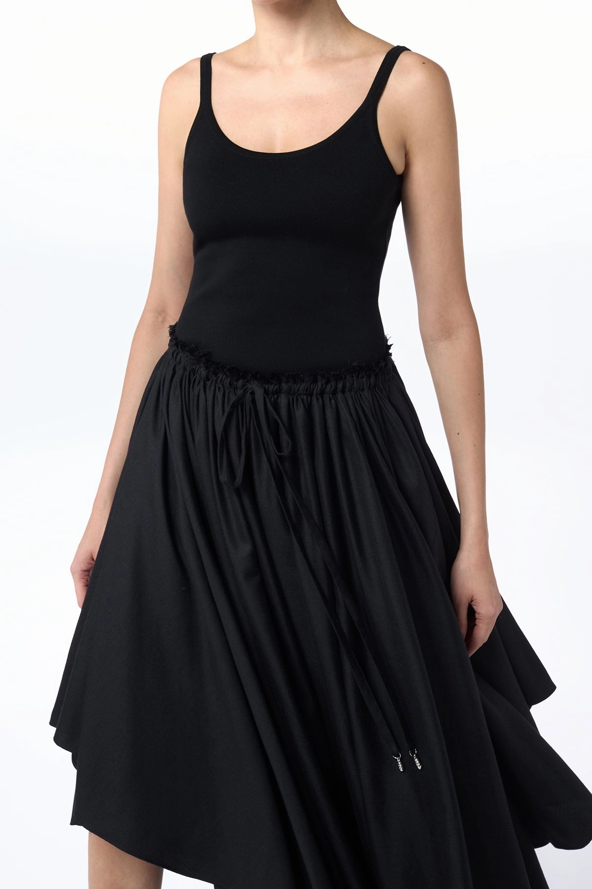 Anjea Knit Body in Black Silk Outdoor Comforted