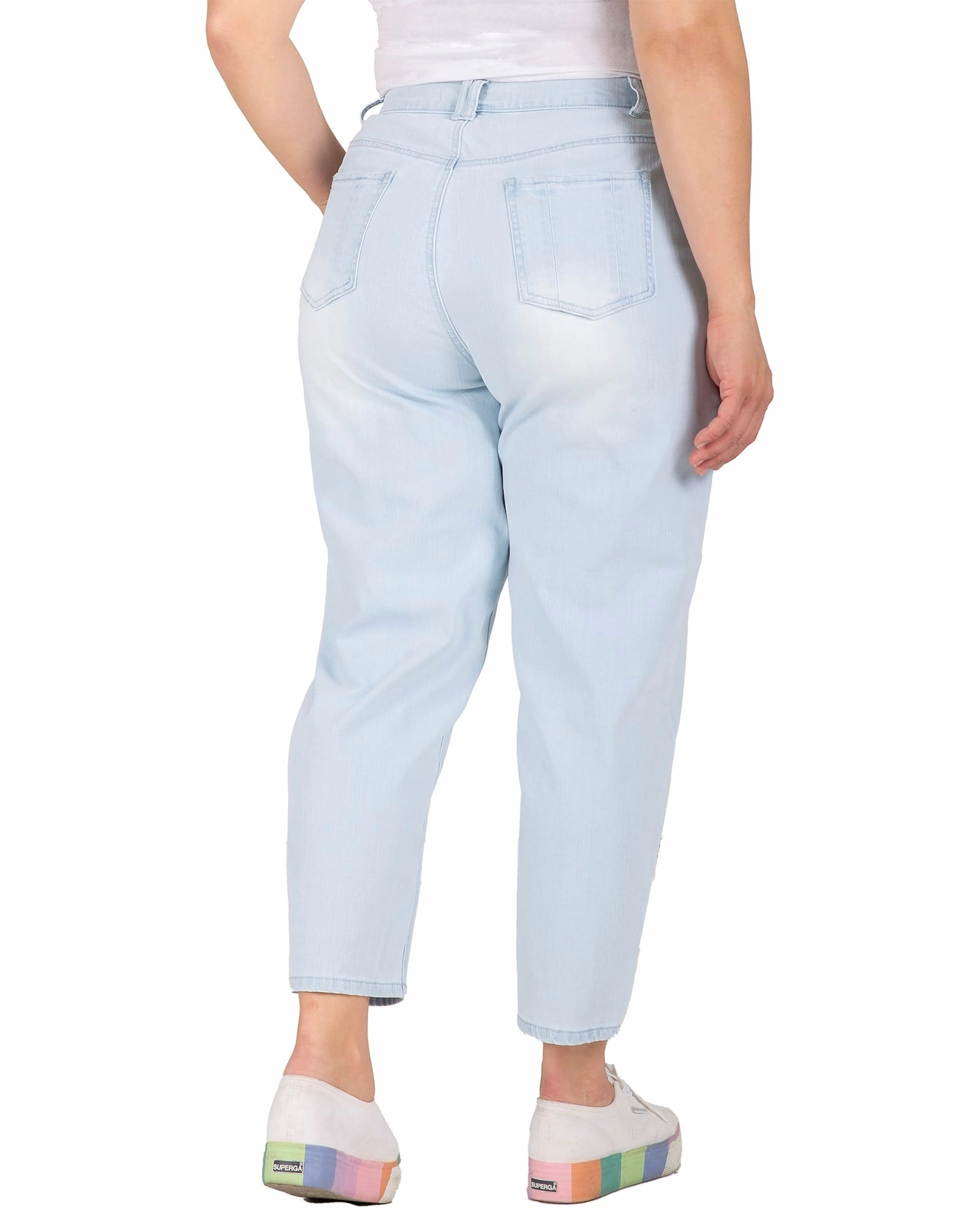 Danica High Rise Cropped Jean | Light Vintage Chic Design