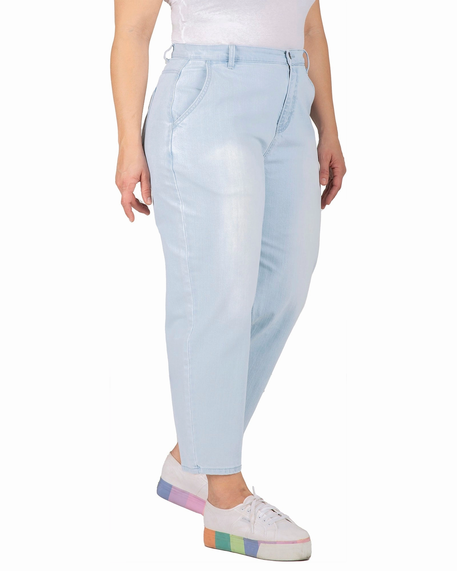 Danica High Rise Cropped Jean | Light Vintage Anti Fade Technology