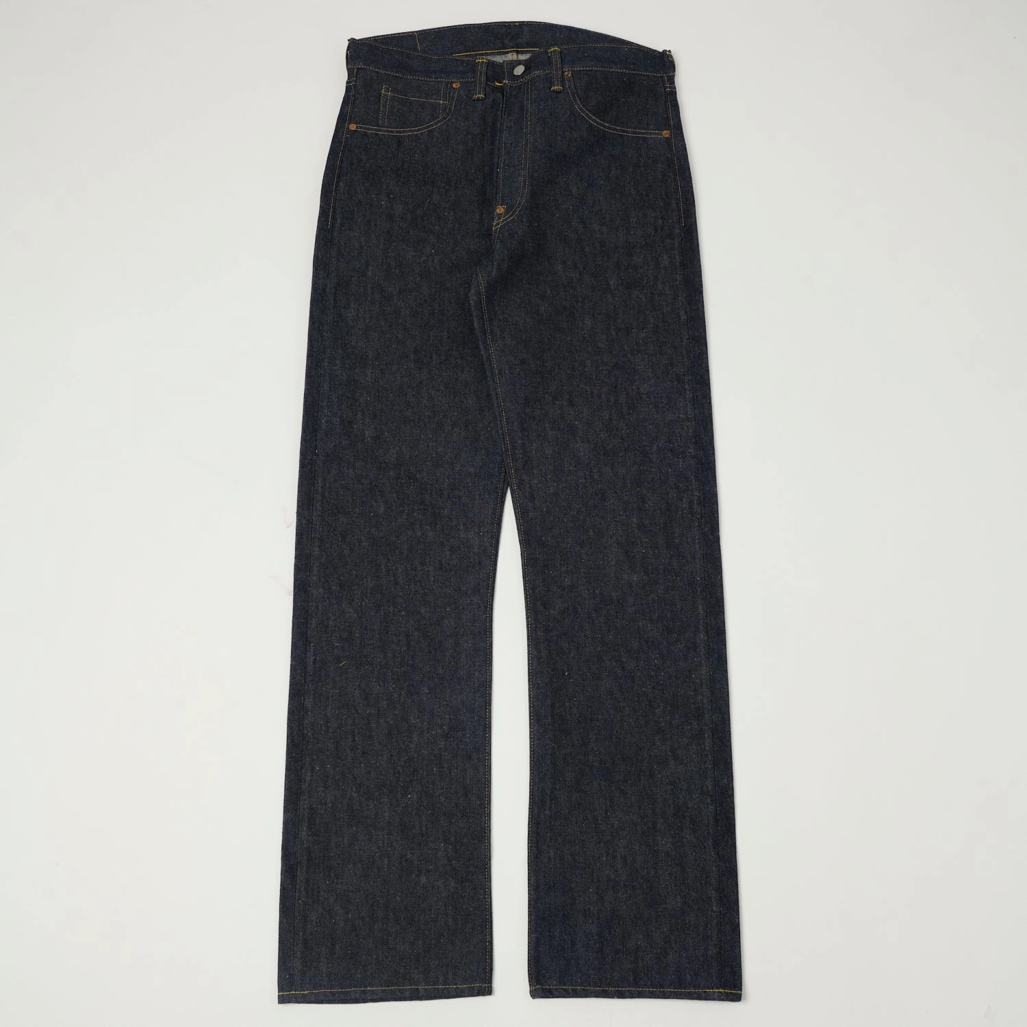 Textured Party Look Soft Warehouse & Co S1003XX 1942 Model Regular Straight Jeans - Raw